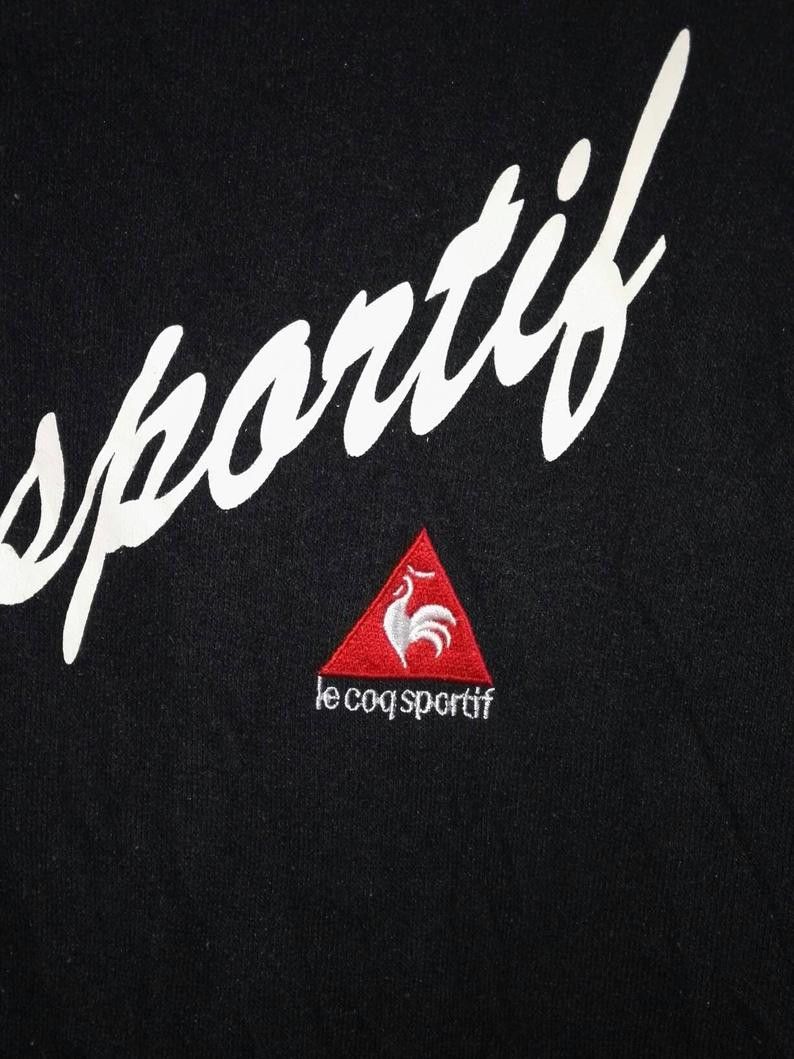 Le Coq Sportif Rare Le Coq Sportif sweatshirt Small Logo embroidered Size US L / EU 52-54 / 3 - 2 Thumbnail