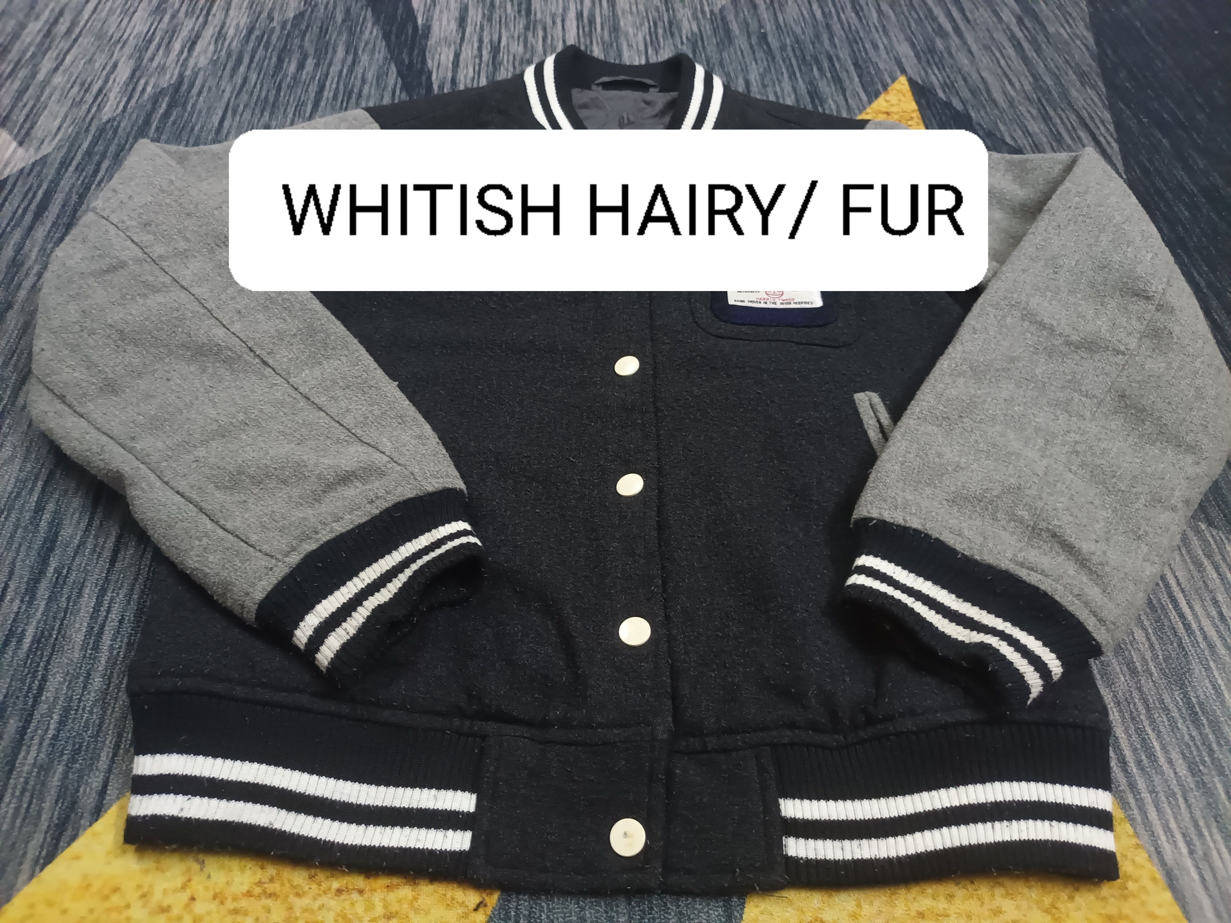 Harris Tweed Sale 🔥 HARRIS TWEED BUTTON UP VARSITY JACKET 🔥 Size US S / EU 44-46 / 1 - 12 Thumbnail
