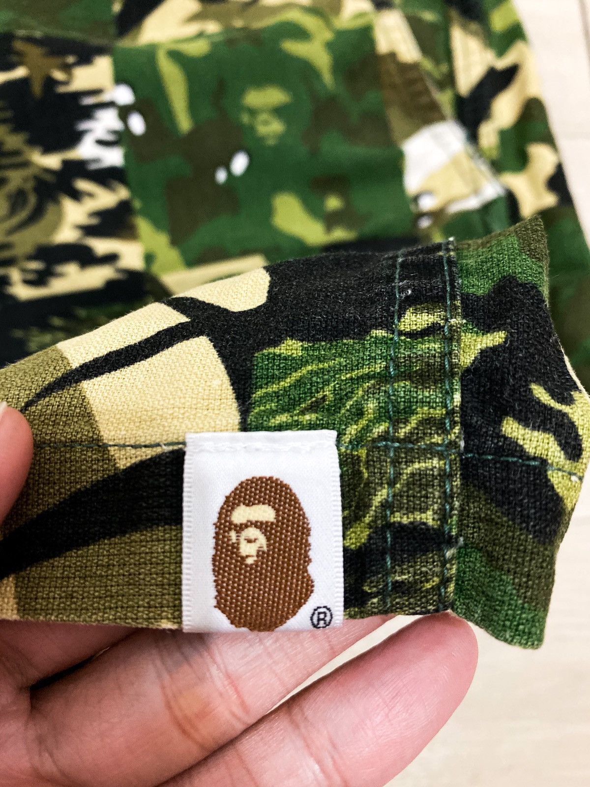 Bape Mix Camo Patchwork Shorts Size US 30 / EU 46 - 3 Thumbnail