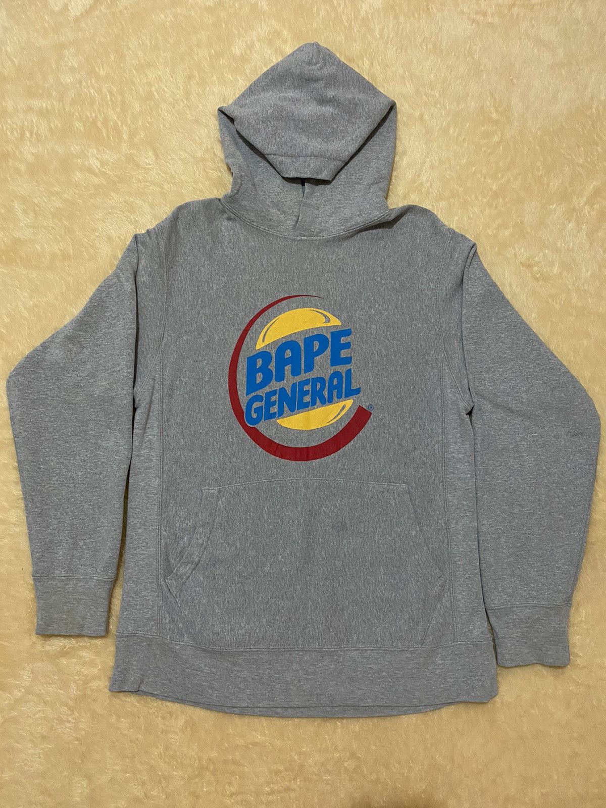 Bape Bape General Pullover Hoodie Size US S / EU 44-46 / 1 - 1 Thumbnail
