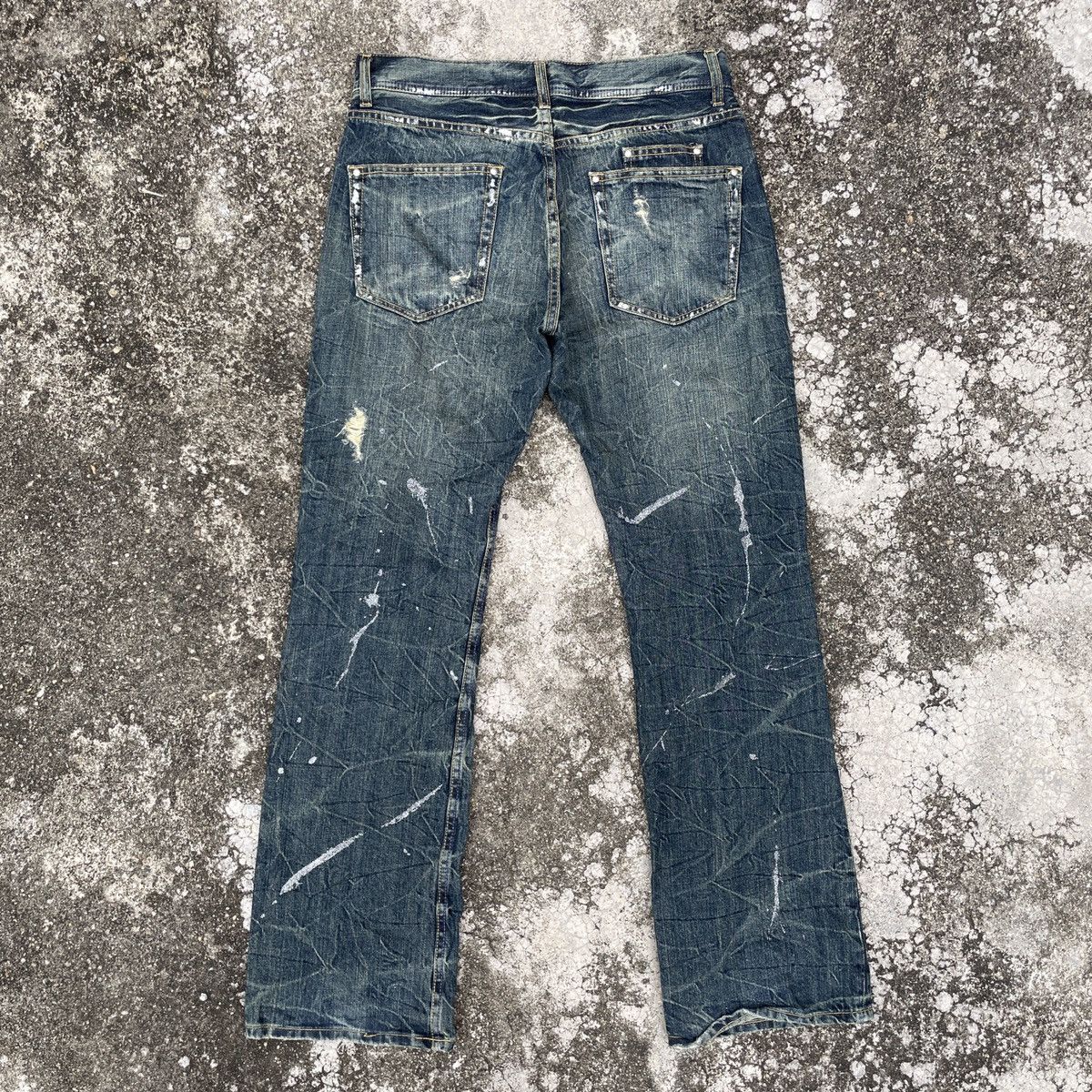 Japanese Brand Vintage Unbranded Distressed Denim Jeans Size US 33 - 7 Thumbnail