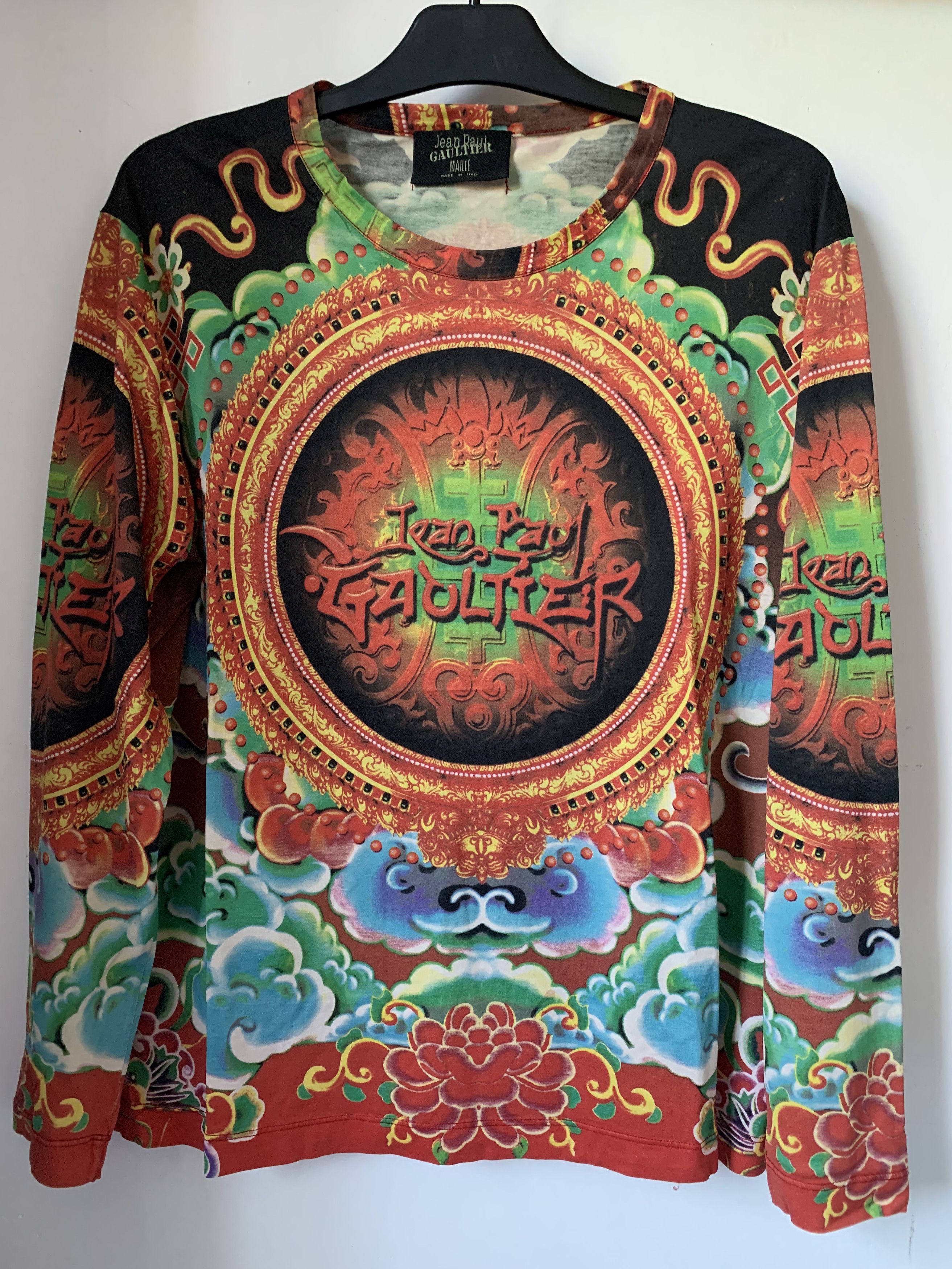 Jean Paul Gaultier Shiva Tattoo Maille Long Sleeve Size US M / EU 48-50 / 2 - 1 Thumbnail