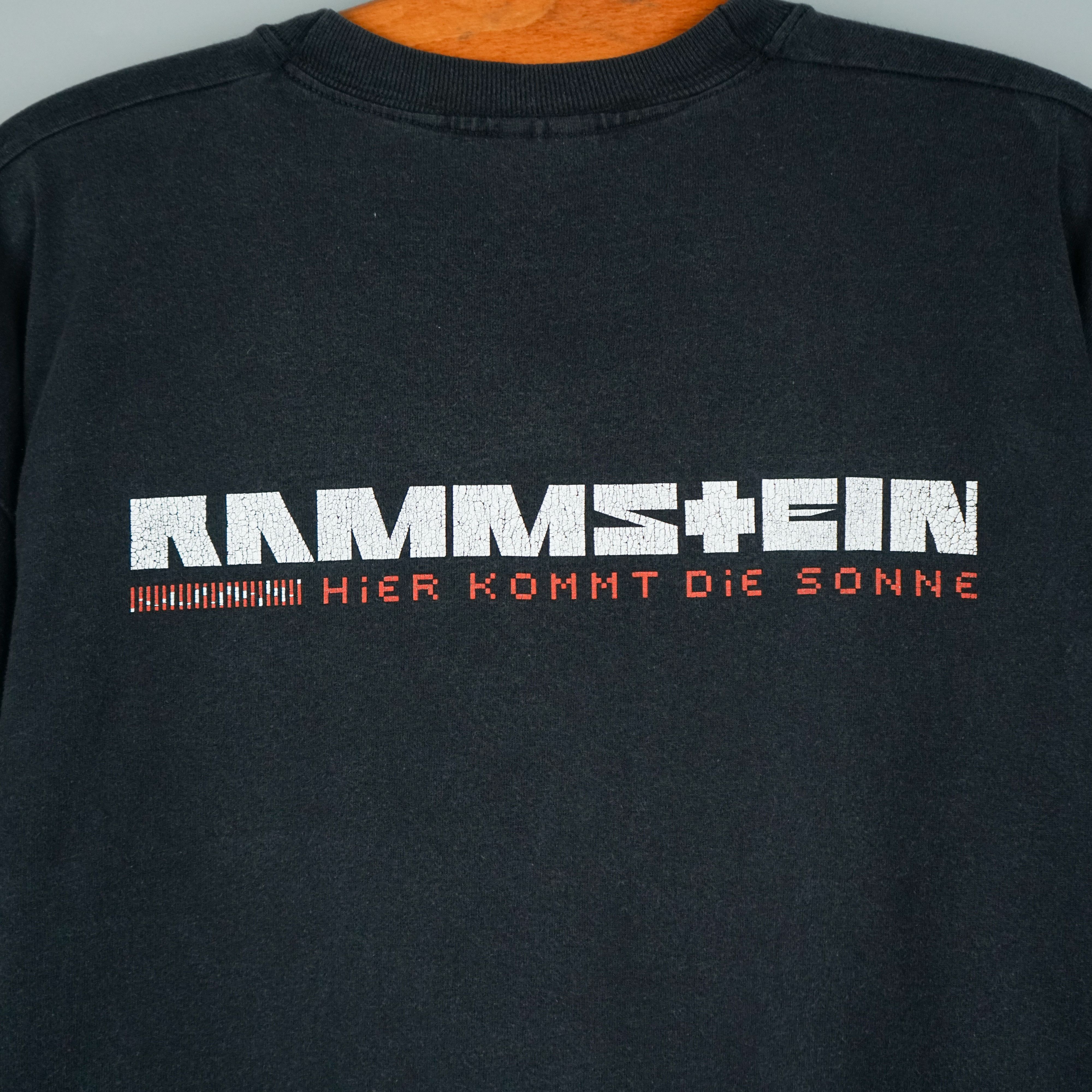T-shirt Vintage Rare Rammstein 90's - Coton XL, Idéal Pour Les Fans De Hard Rock/métal