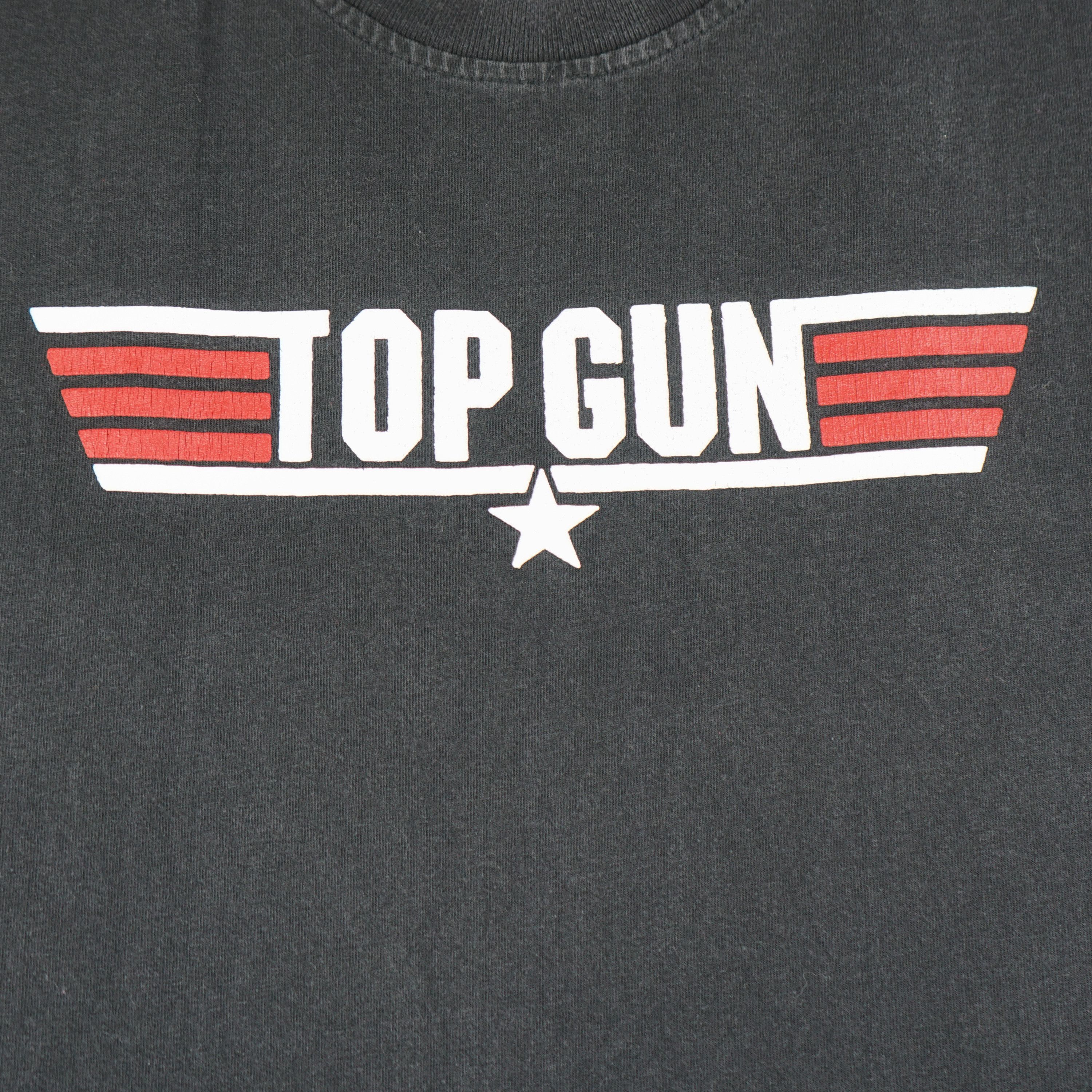 Vintage 1990s Top Gun t-shirt Tom Cruise movie tee Size US XL / EU 56 / 4 - 2 Thumbnail