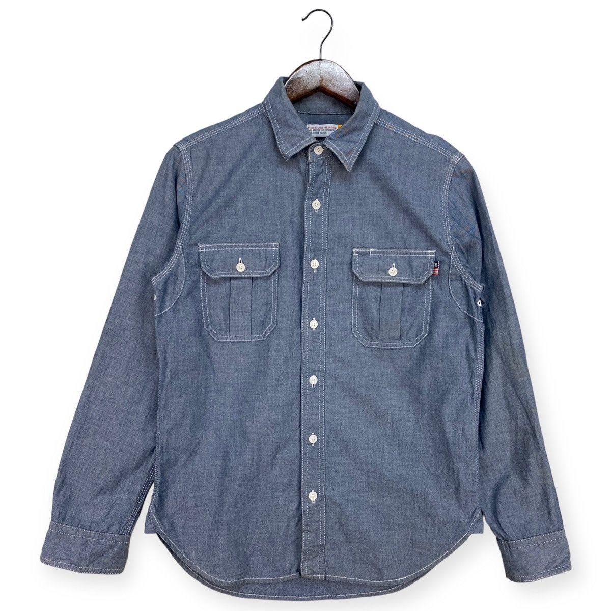 Stussy Stussy Shirt Button Ups Size US S / EU 44-46 / 1 - 1 Thumbnail