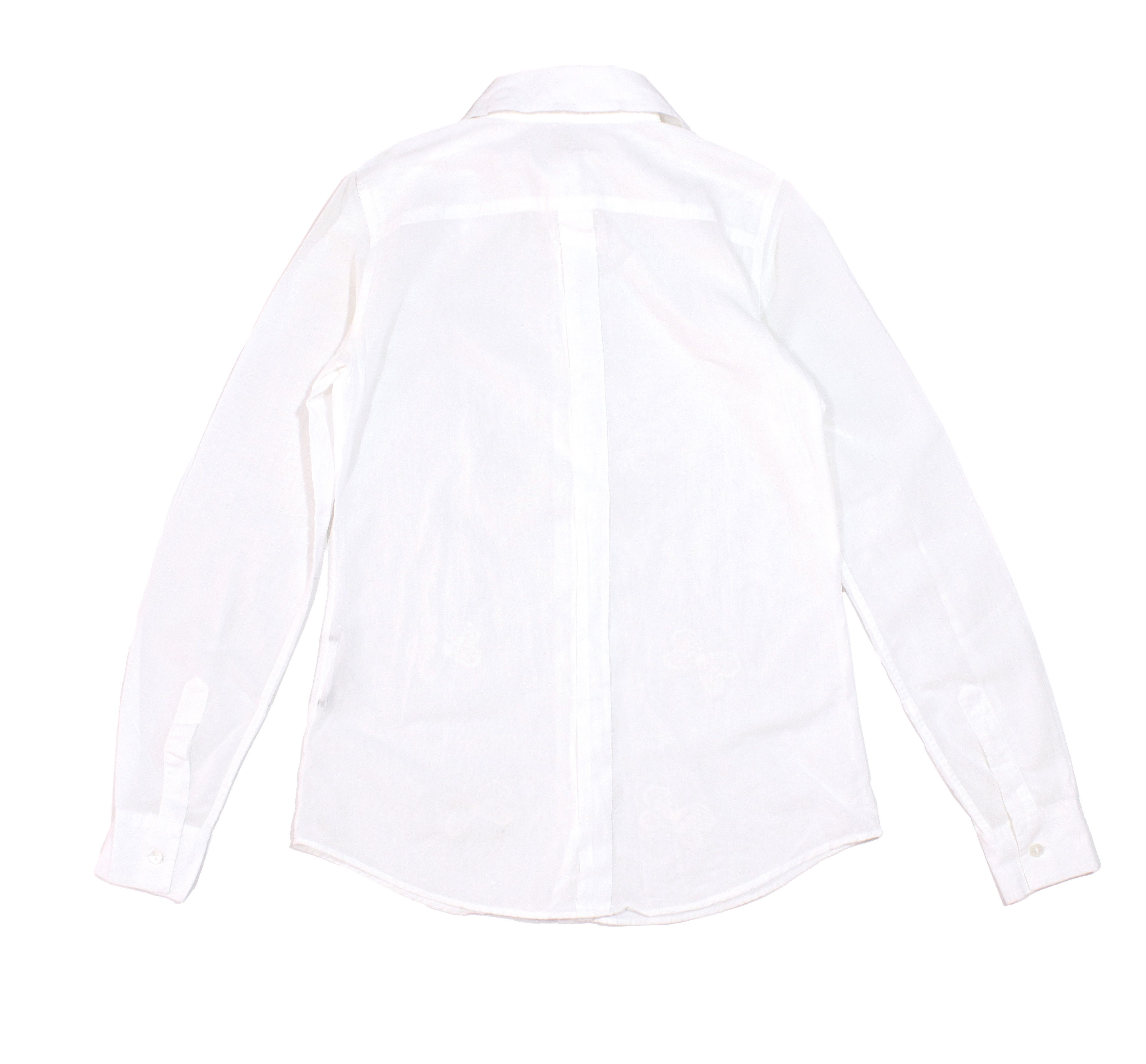 Dolce & Gabbana Embroidered Butterfly Shirt Vintage Size XL / US 12-14 / IT 48-50 - 2 Thumbnail