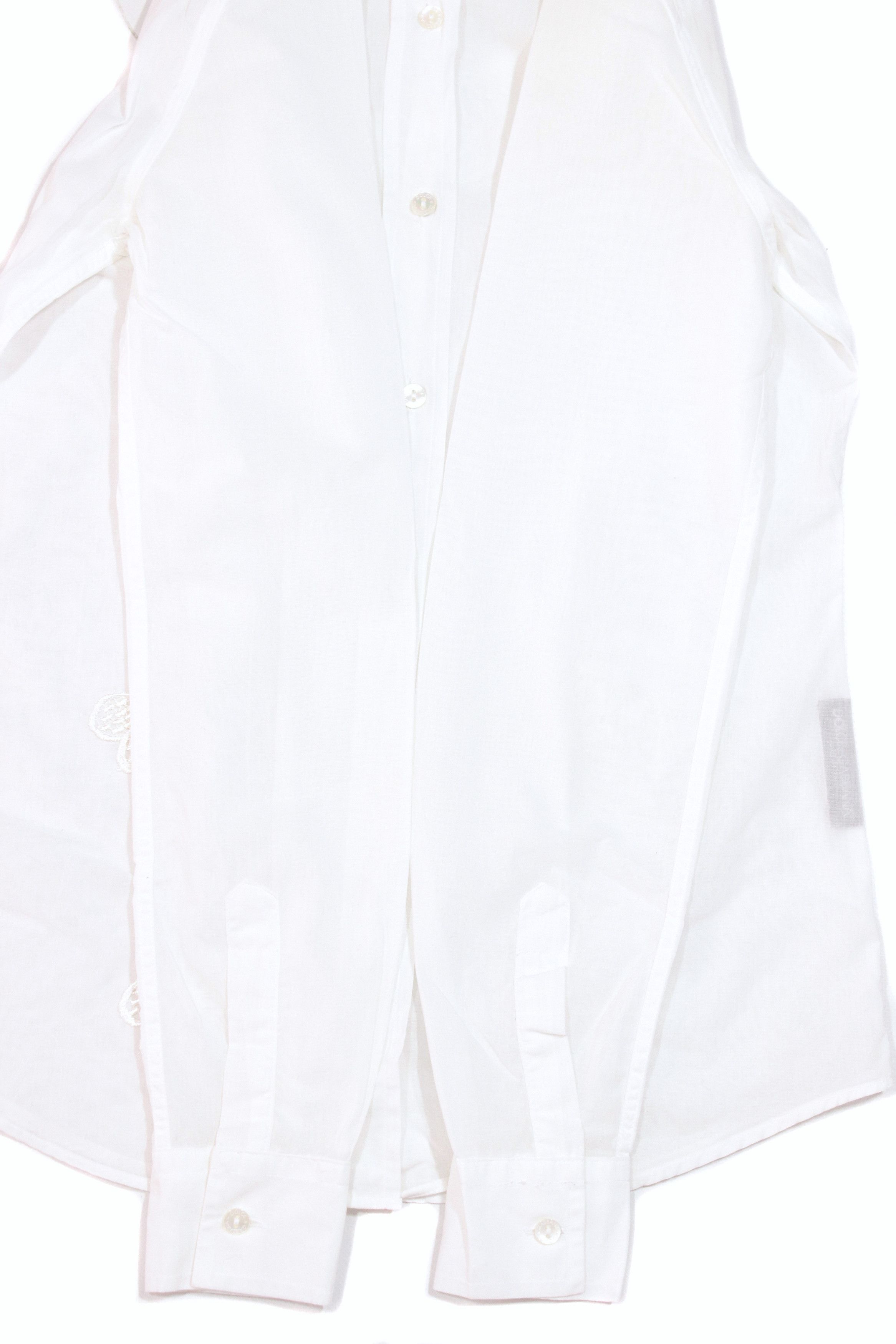 Dolce & Gabbana Embroidered Butterfly Shirt Vintage Size XL / US 12-14 / IT 48-50 - 6 Thumbnail