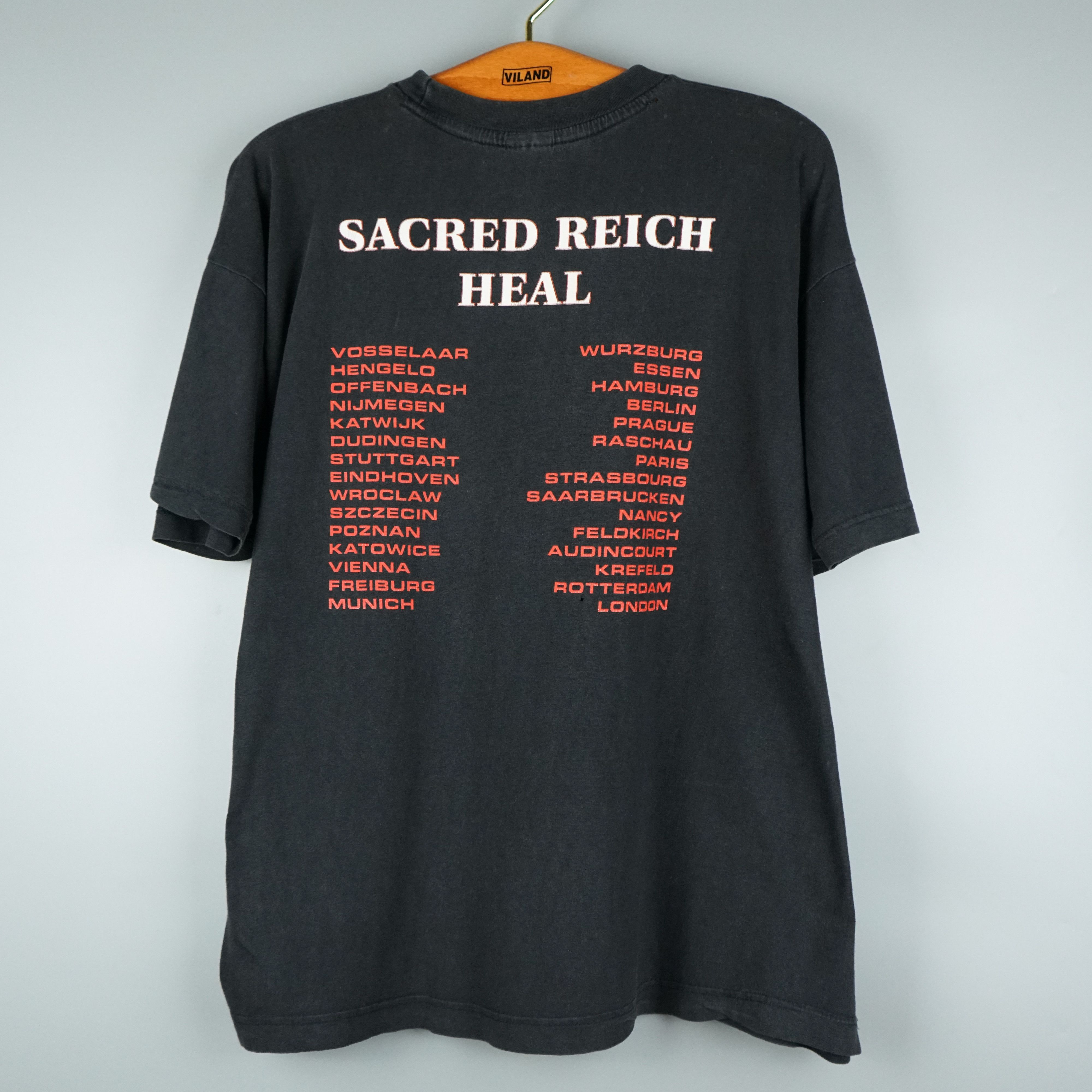 Band Tees × Vintage 1996 Sacred Reich t shirt Size US XL / EU 56 / 4 - 10 Thumbnail