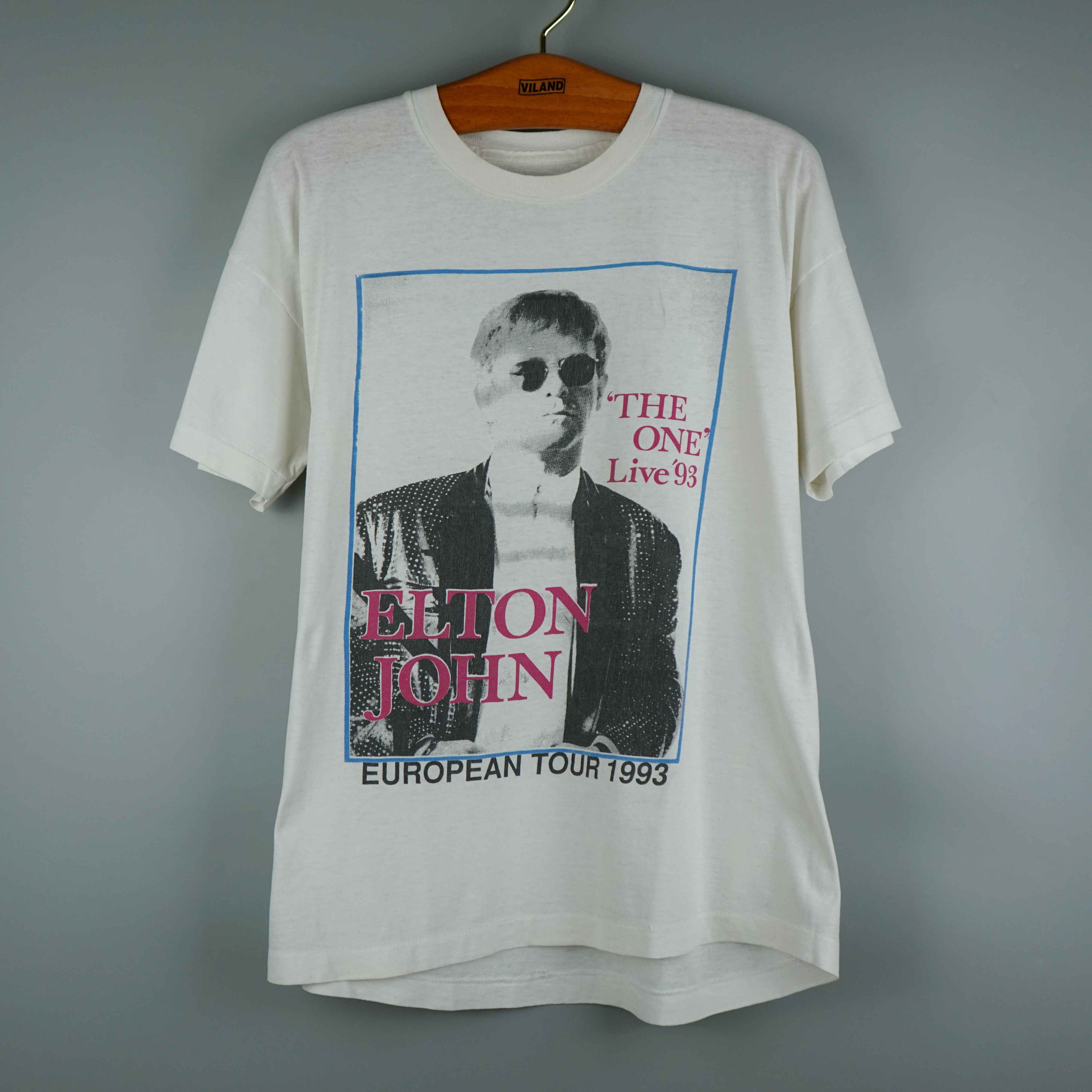 T-shirt Elton John World Tour 1973 Madison Square Garden - Taille XL - Neuf Sans étiquette