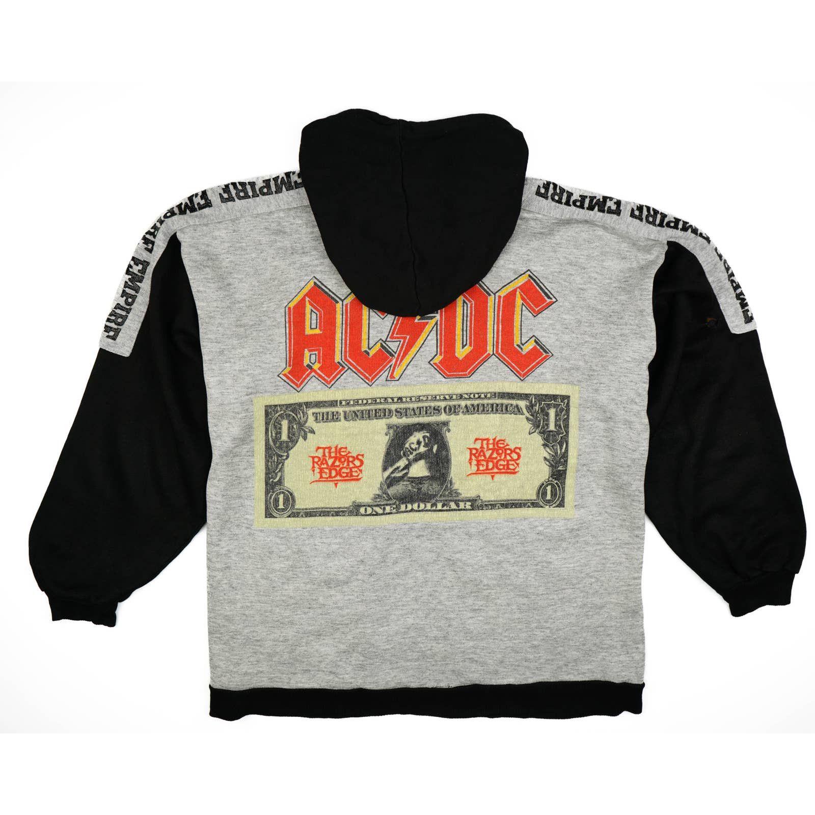 Band Tees Vintage 1990s ACDC One Dollar Hoodie Size US M / EU 48-50 / 2 - 9 Thumbnail