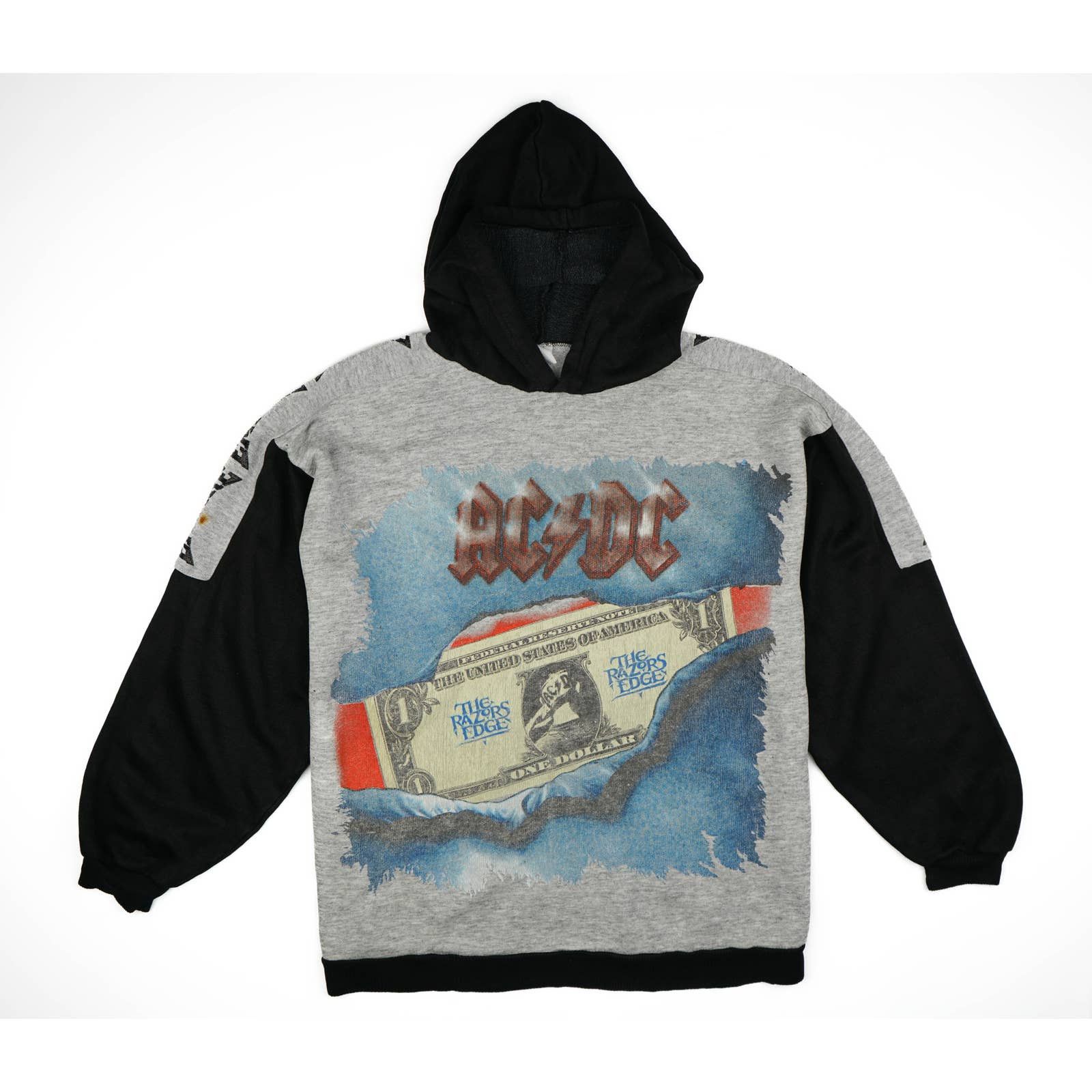 Band Tees Vintage 1990s ACDC One Dollar Hoodie Size US M / EU 48-50 / 2 - 1 Thumbnail