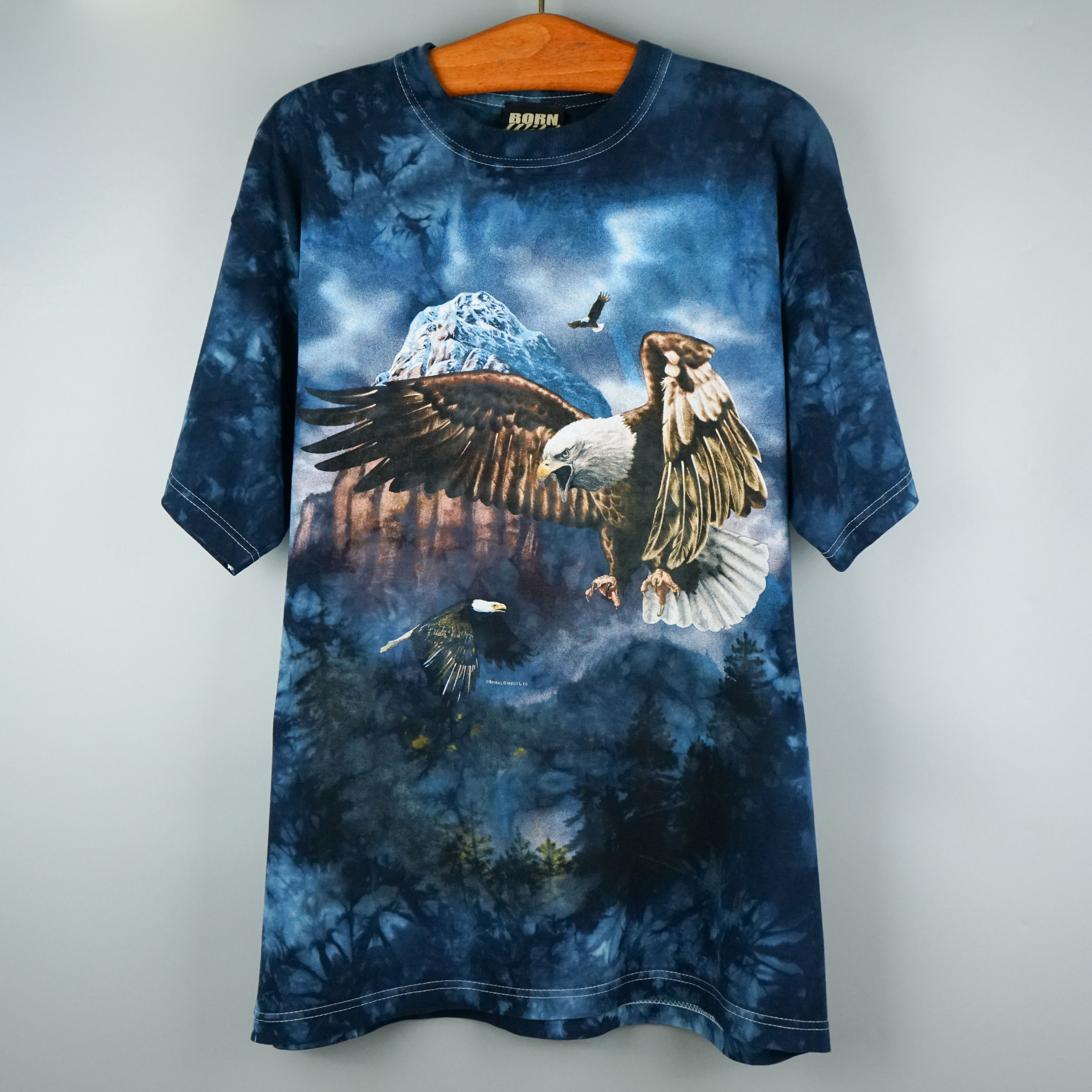 Vintage vintage Eagle t-shirt 90s Size US XL / EU 56 / 4 - 1 Thumbnail
