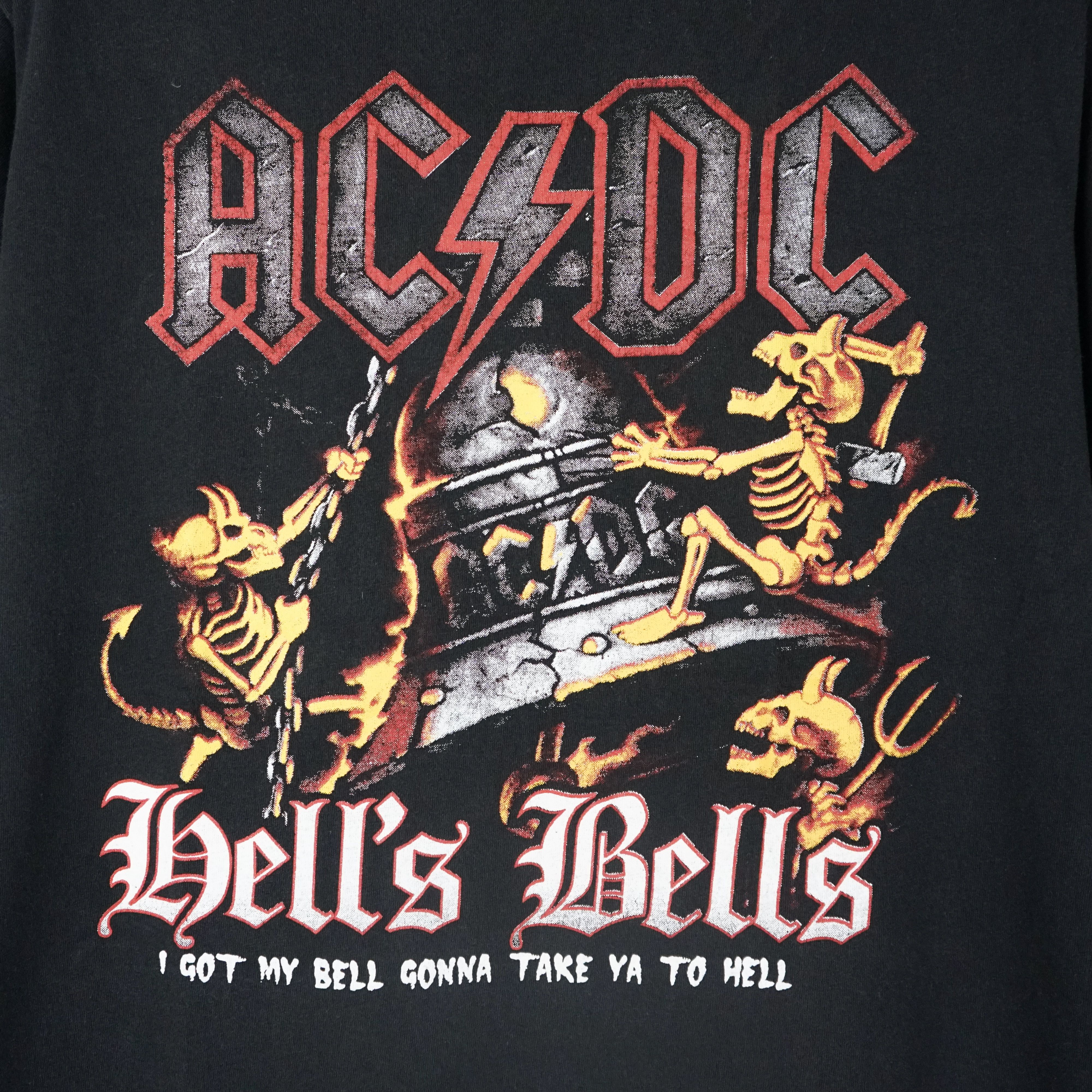 Band Tees × Vintage early 2000s ACDC Hells Bells t-shirt Size US L / EU 52-54 / 3 - 2 Thumbnail