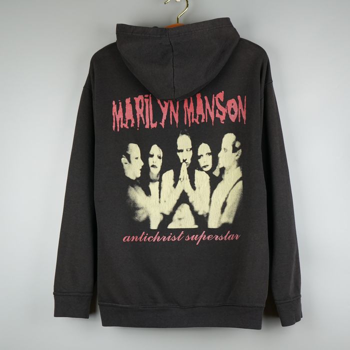 Vintage 1996 Marilyn Manson Hoodie Antichrist Superstar | Grailed