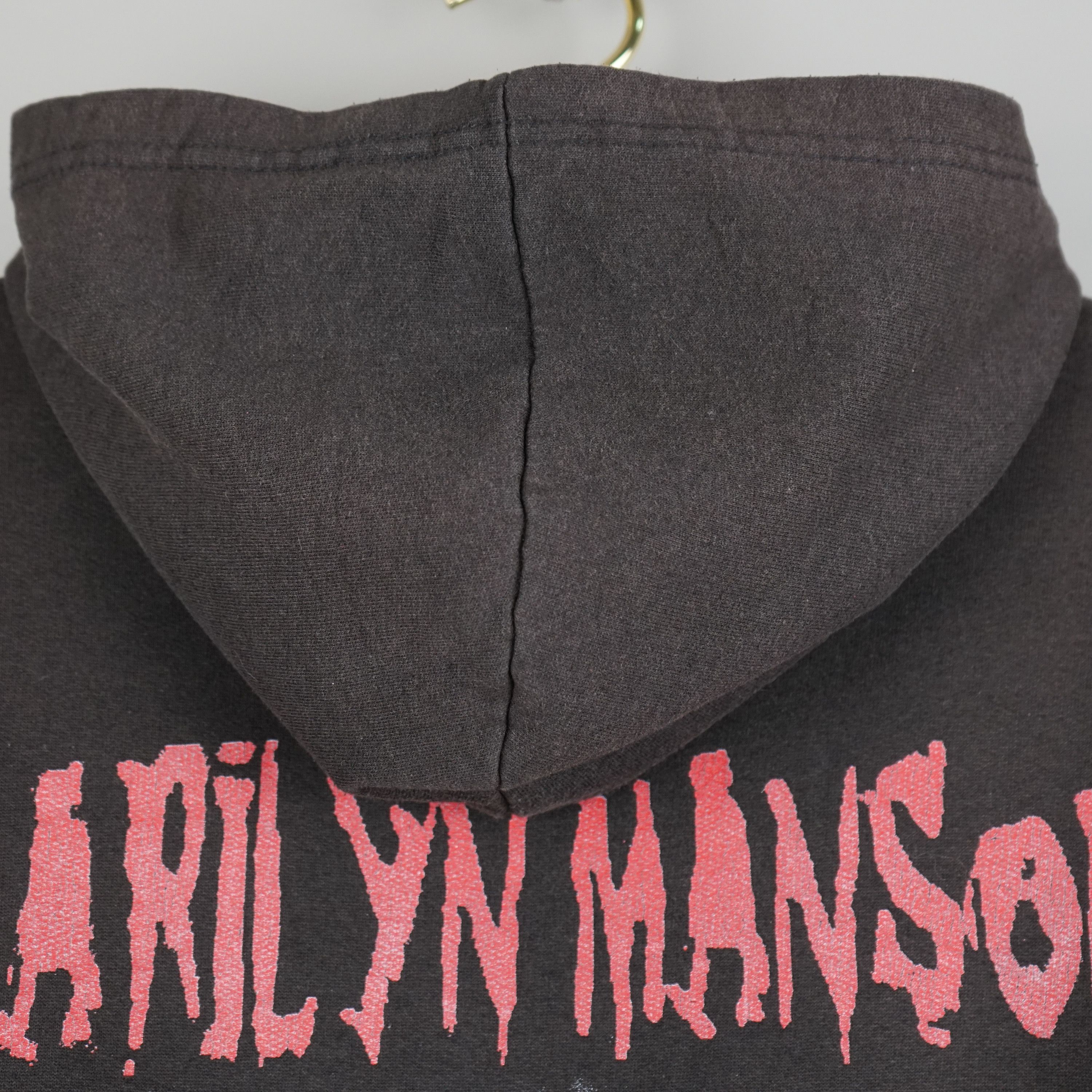 Band Tees × Vintage 1996 Marilyn Manson Hoodie Antichrist Superstar Size US L / EU 52-54 / 3 - 4 Thumbnail