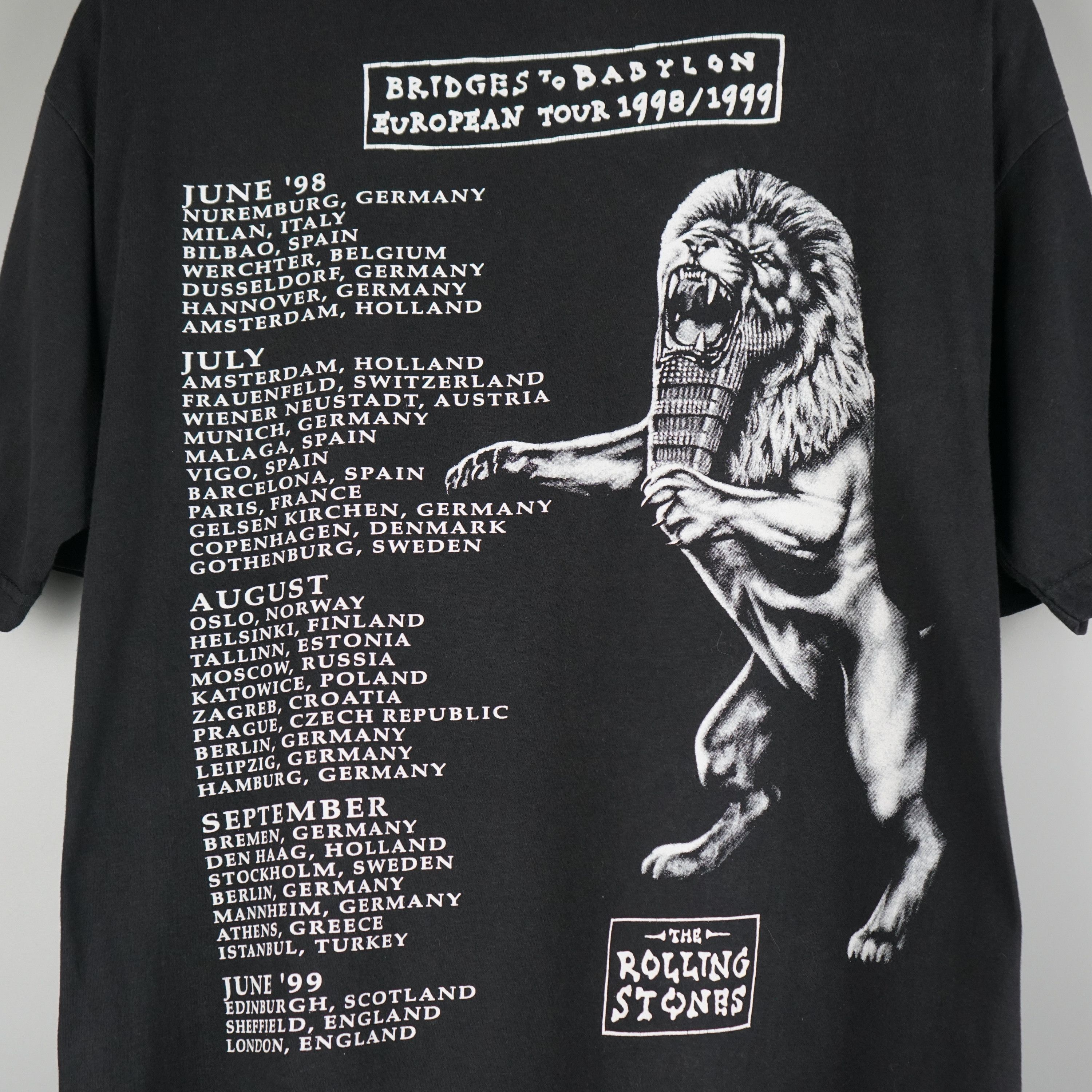 Band Tees × Vintage 1998 The Rolling Stones EU tour t-shirt Size US L / EU 52-54 / 3 - 7 Thumbnail