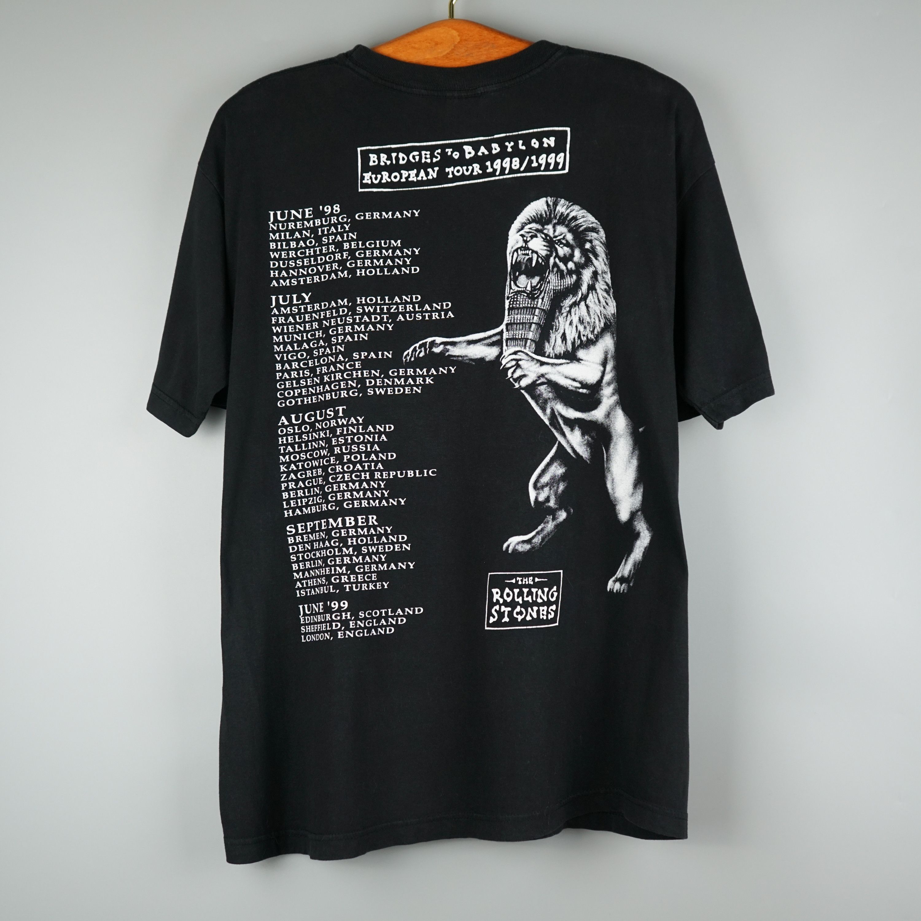 Band Tees × Vintage 1998 The Rolling Stones EU tour t-shirt Size US L / EU 52-54 / 3 - 6 Thumbnail
