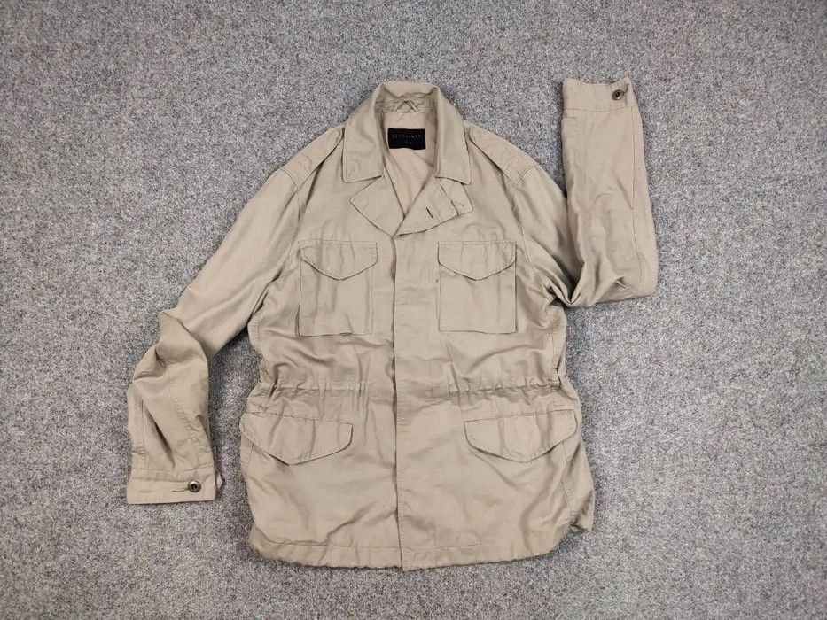 Allsaints Field Beige Multi Pocket Vulcan Jacket