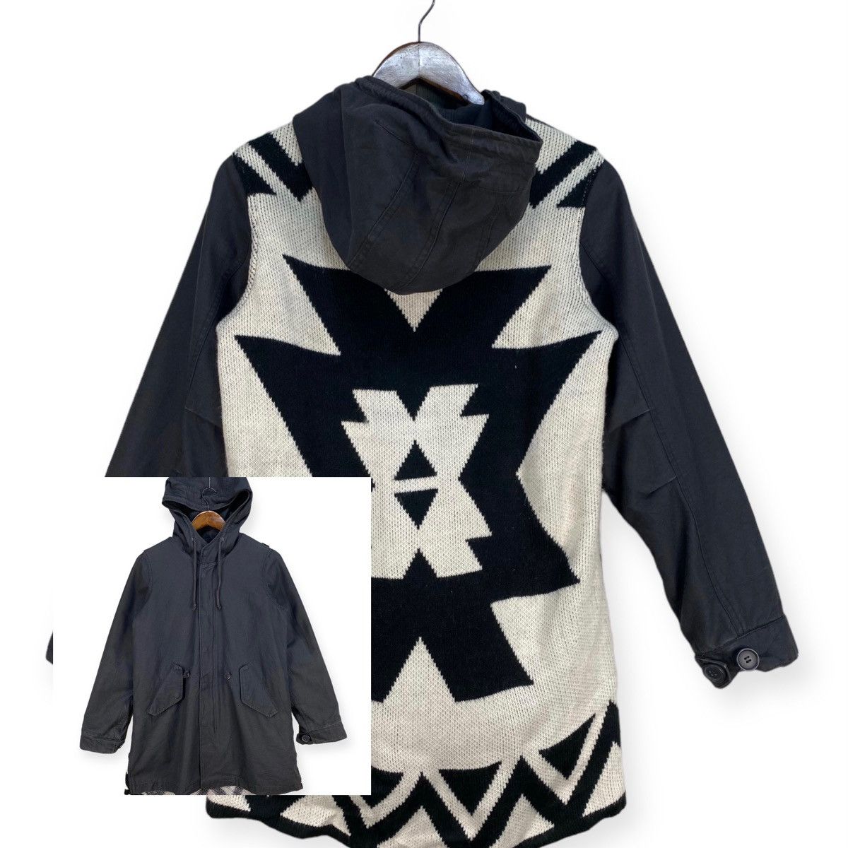Japanese Brand Tags Hollo Wave Native Hoodie Parkas Size US S / EU 44-46 / 1 - 1 Thumbnail