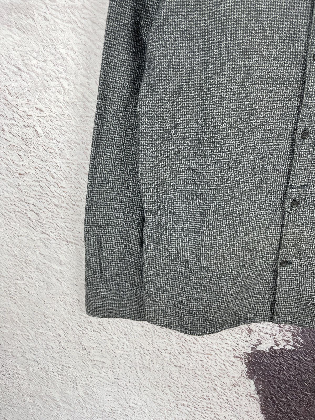 Allsaints Allsaints Blackshear long sleeve shirt houndstooth pattern Size US XL / EU 56 / 4 - 4 Thumbnail