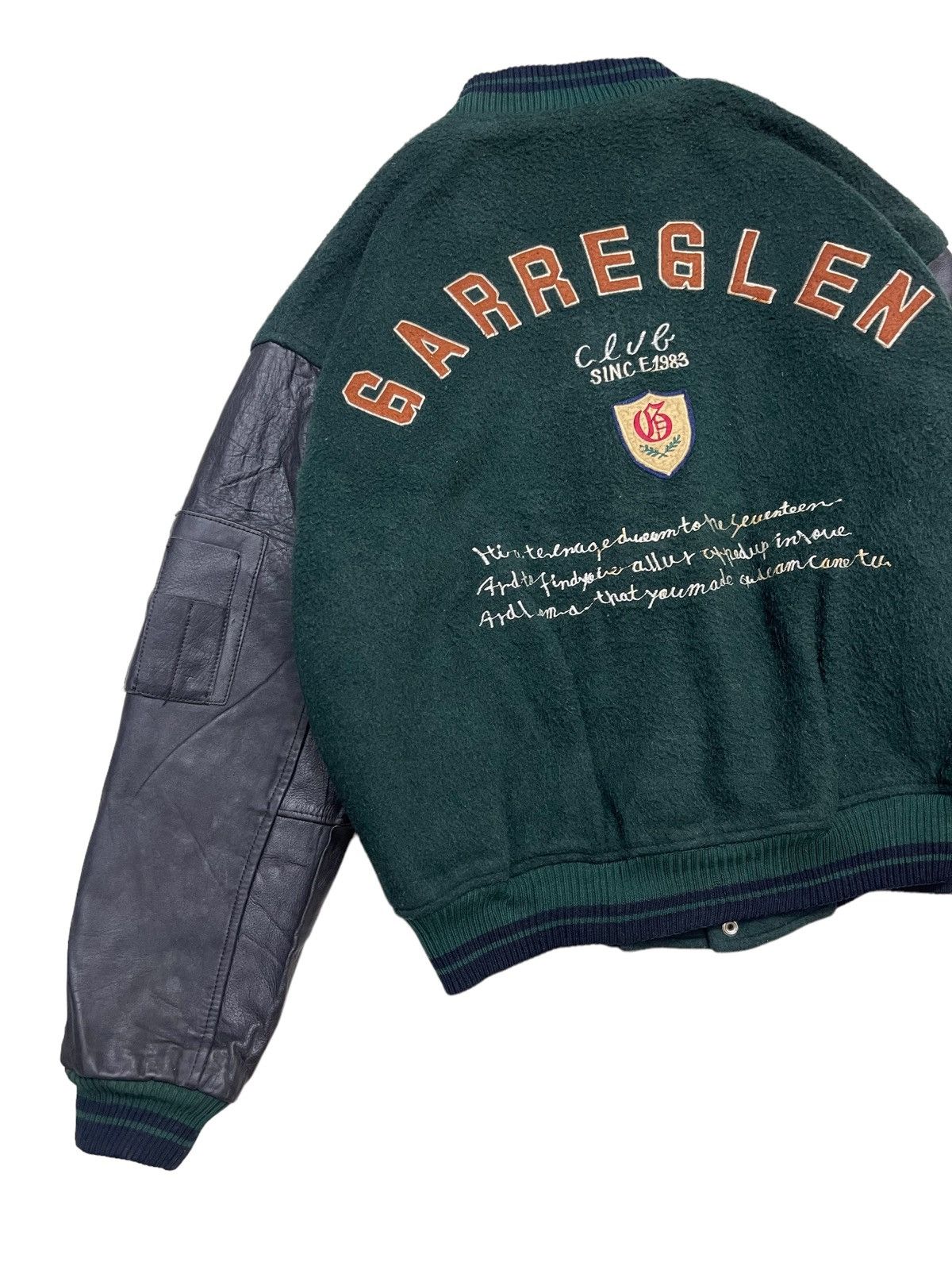 Japanese Brand Vintage Garreglen Varsity Jacket Size US M / EU 48-50 / 2 - 7 Thumbnail