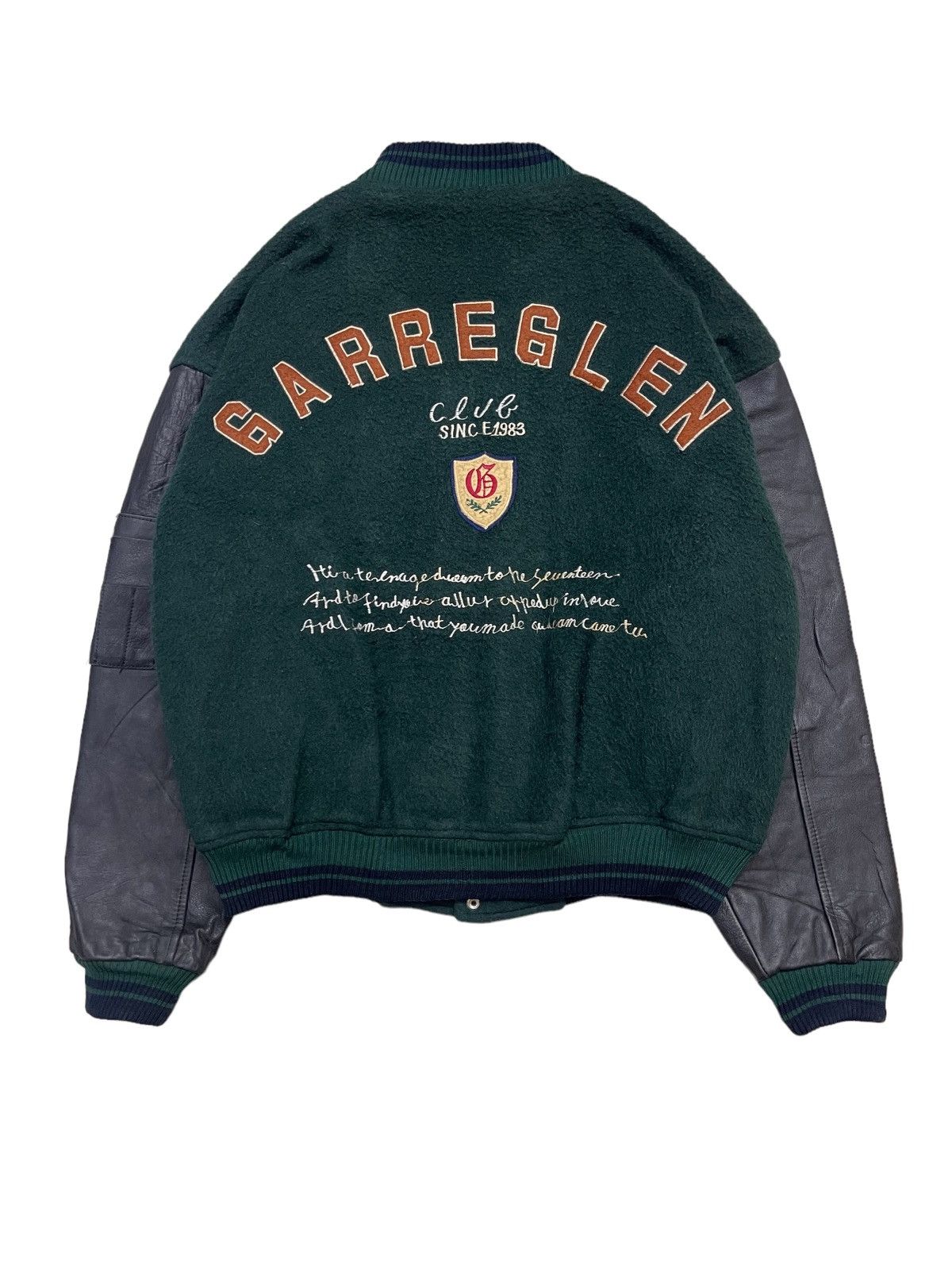 Japanese Brand Vintage Garreglen Varsity Jacket Size US M / EU 48-50 / 2 - 2 Thumbnail