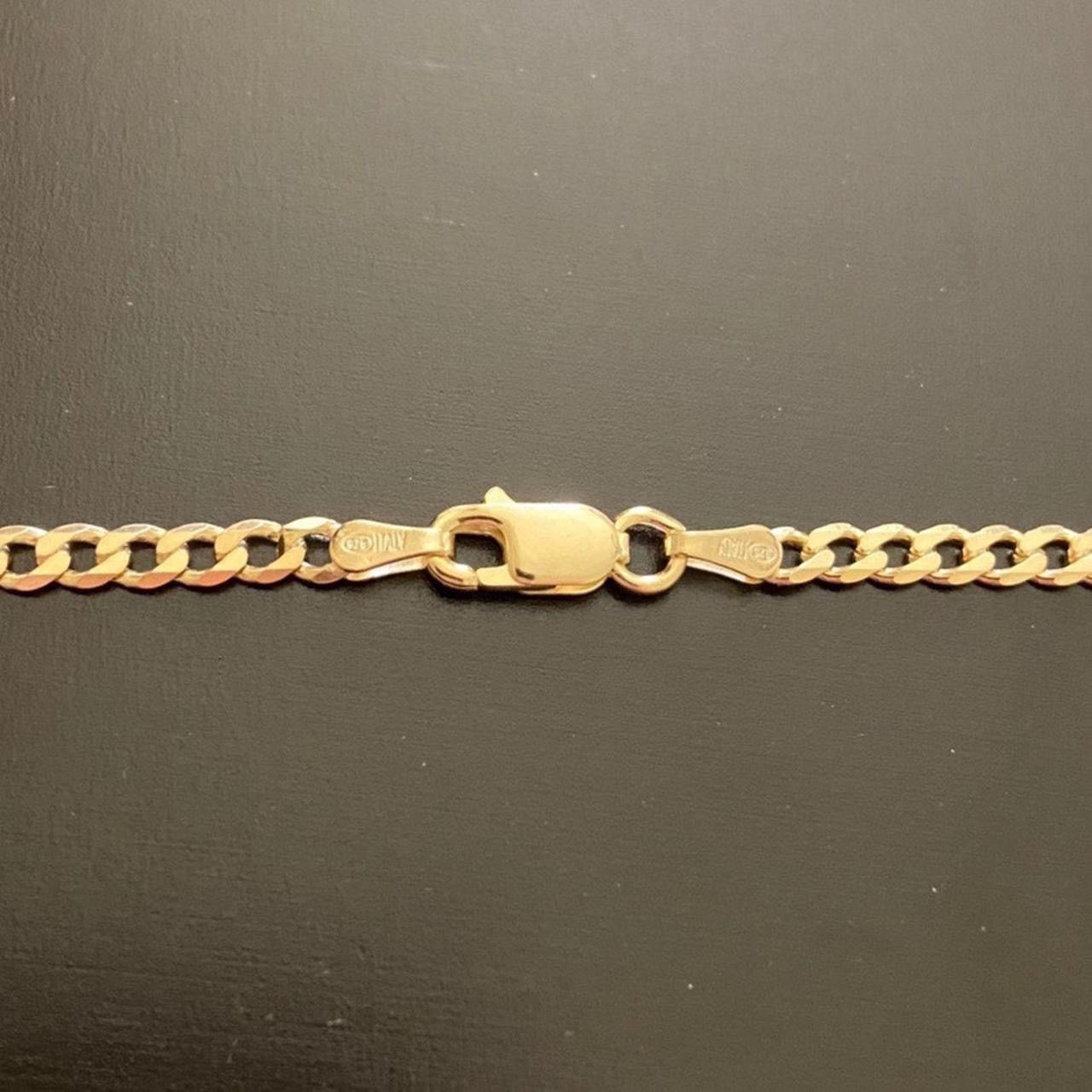 Other Gold Chain 14k Gold Vermeil Cuban Chain 18in 3mm Size ONE SIZE - 3 Thumbnail