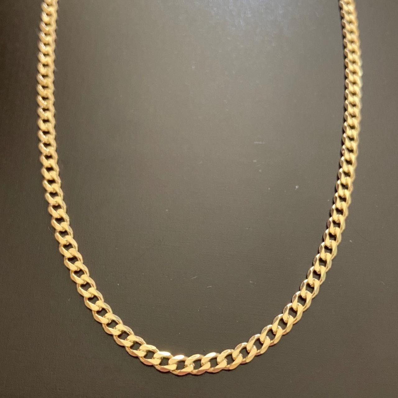 Other Gold Chain 14k Gold Vermeil Cuban Chain 18in 3mm Size ONE SIZE - 4 Thumbnail