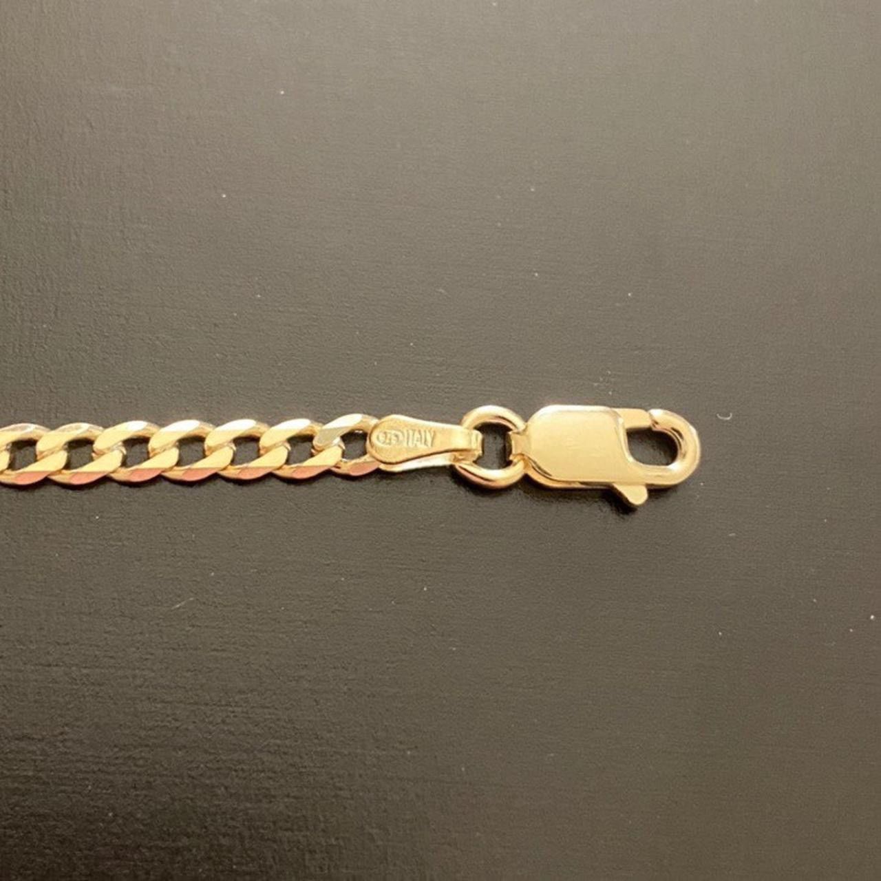 Other Gold Chain 14k Gold Vermeil Cuban Chain 18in 3mm Size ONE SIZE - 2 Thumbnail