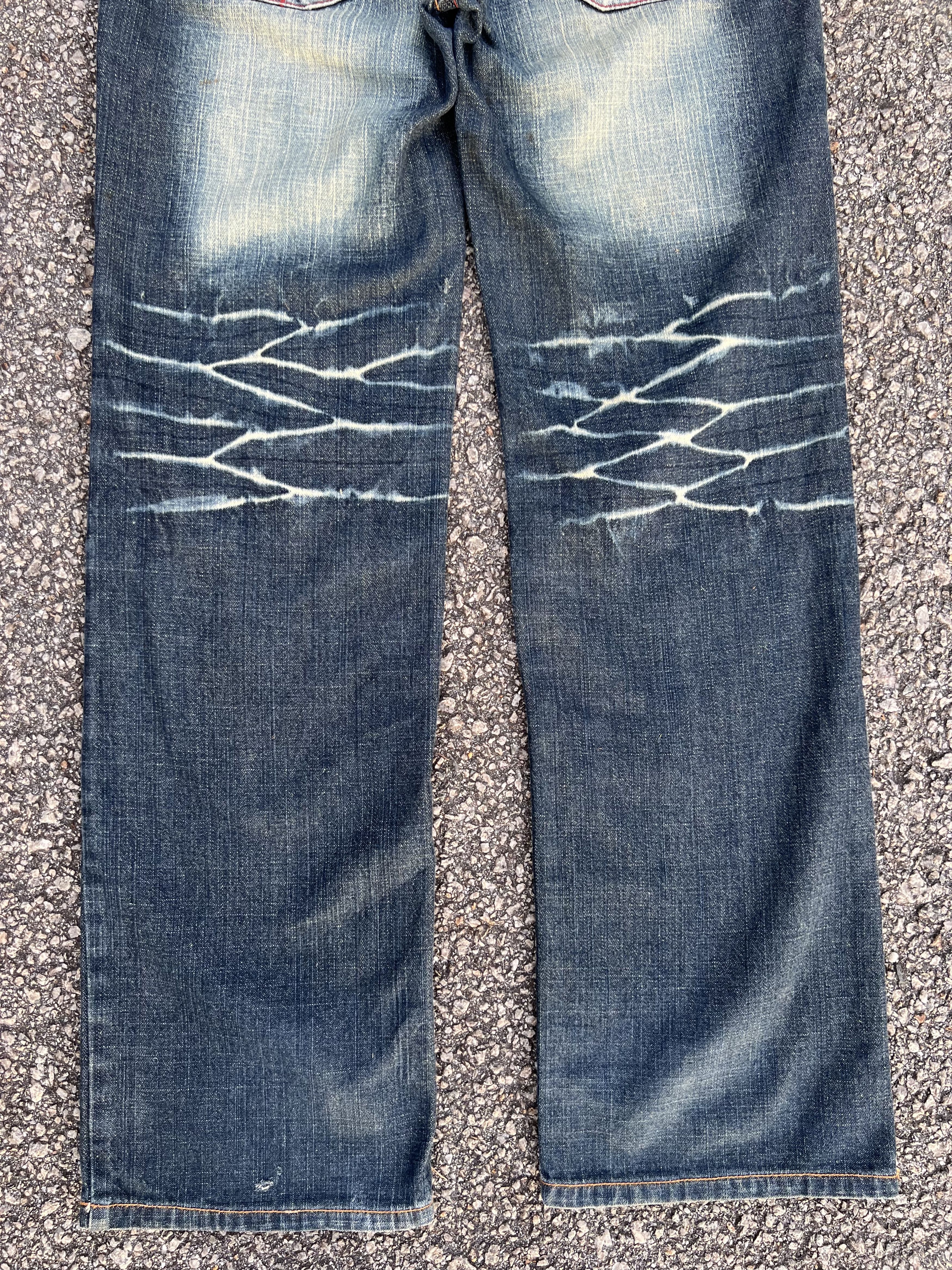 Blue Blue Japan Blue Moon Fatigue Jeans Like Kapital - Super Rare Design 🔥 Size 28" / US 6 / IT 42 - 11 Thumbnail