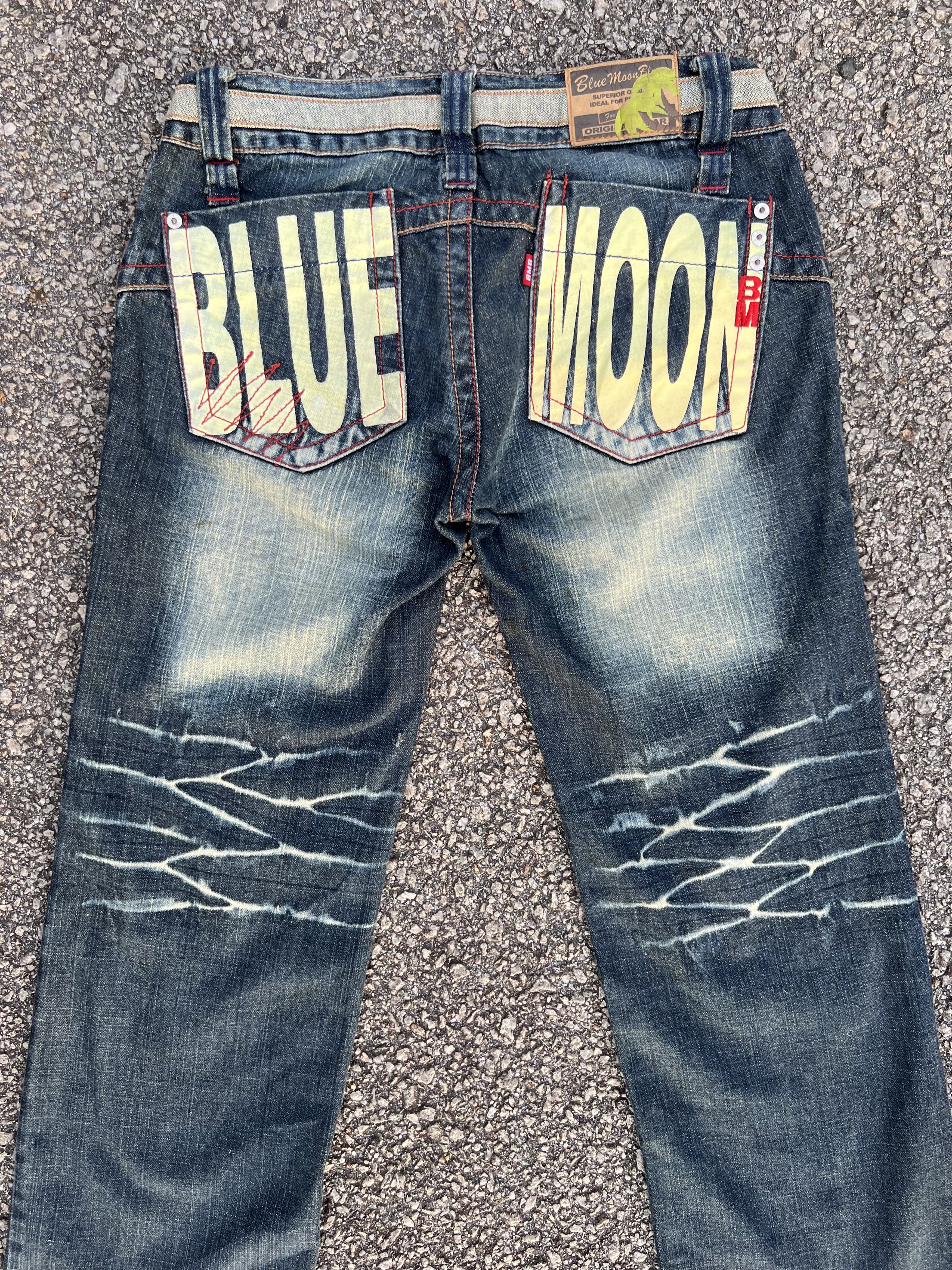 Blue Blue Japan Blue Moon Fatigue Jeans Like Kapital - Super Rare Design 🔥 Size 28" / US 6 / IT 42 - 9 Thumbnail