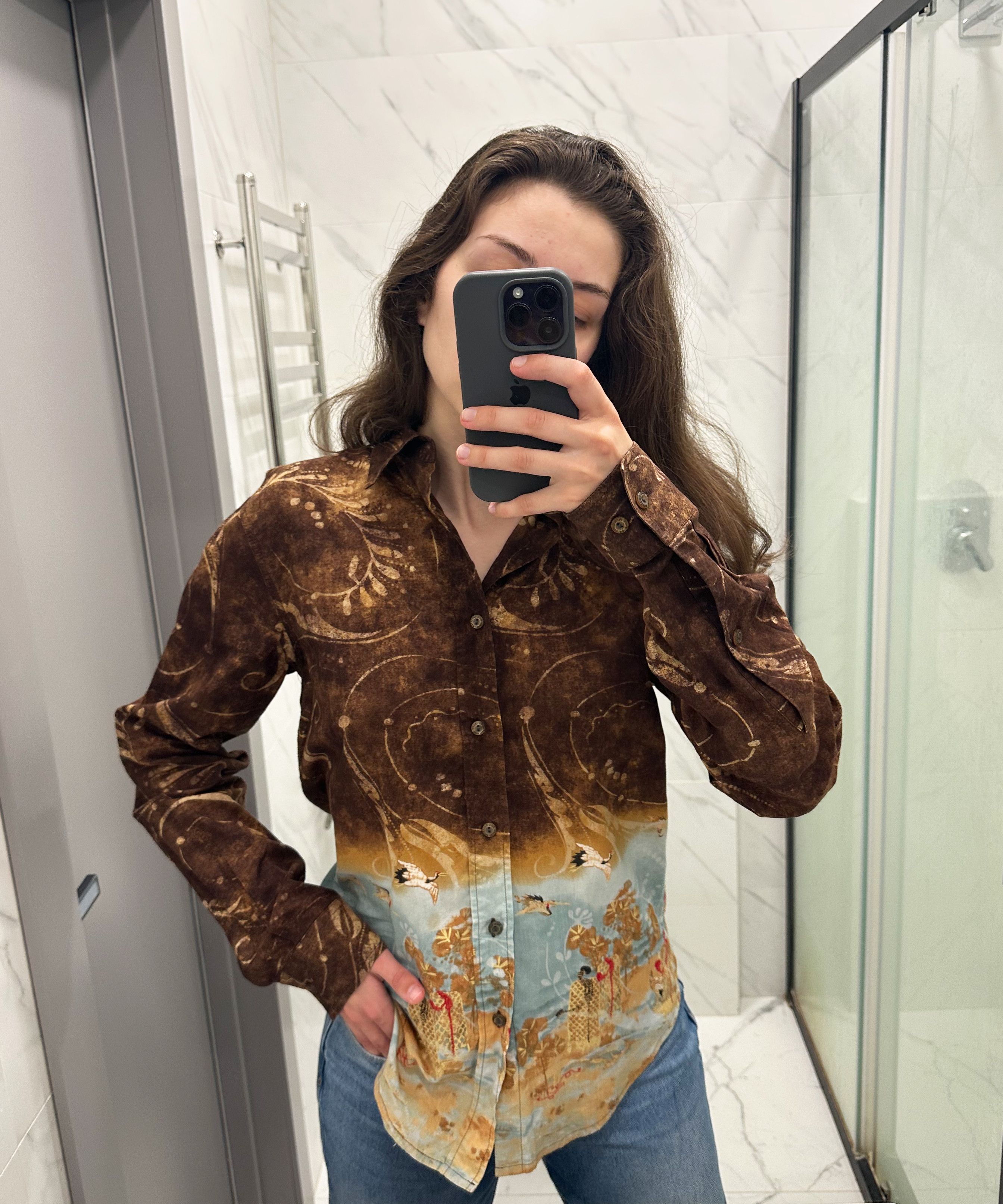 Jean Paul Gaultier Jean Paul Gaultier Shirt Long Sleeve Printed JPG Size M / US 6-8 / IT 42-44 - 1 Thumbnail