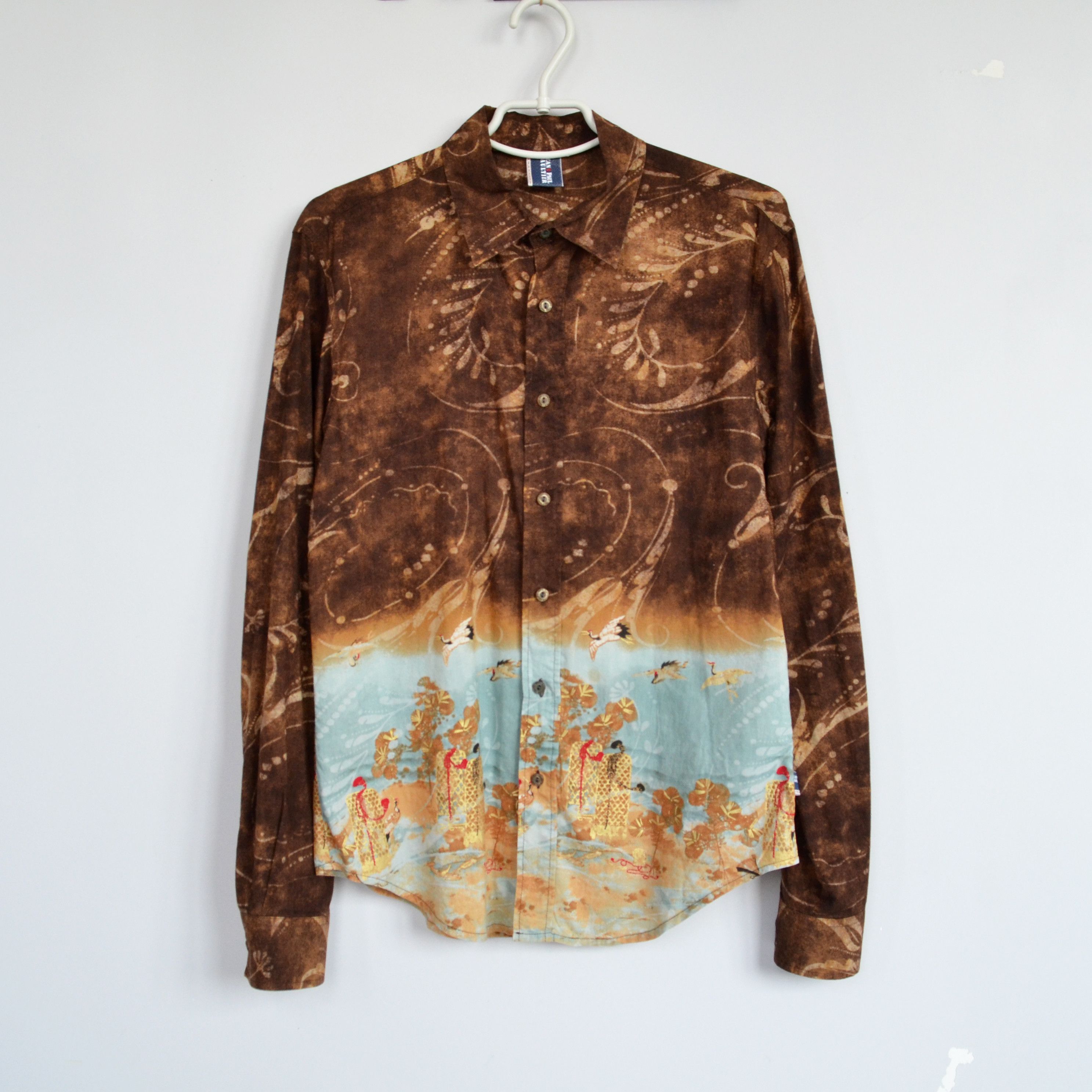 Jean Paul Gaultier Jean Paul Gaultier Shirt Long Sleeve Printed JPG Size M / US 6-8 / IT 42-44 - 3 Thumbnail