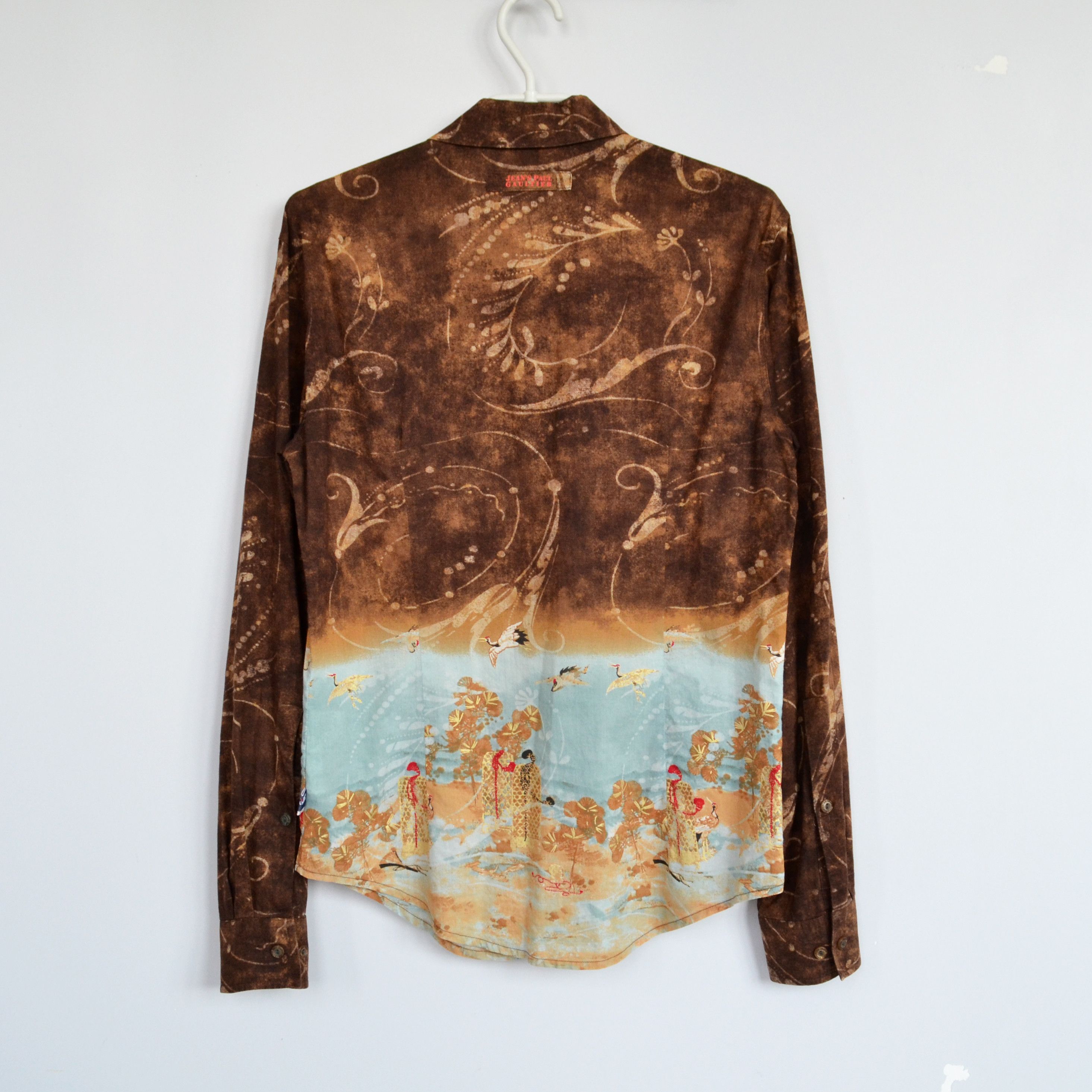 Jean Paul Gaultier Jean Paul Gaultier Shirt Long Sleeve Printed JPG Size M / US 6-8 / IT 42-44 - 5 Thumbnail