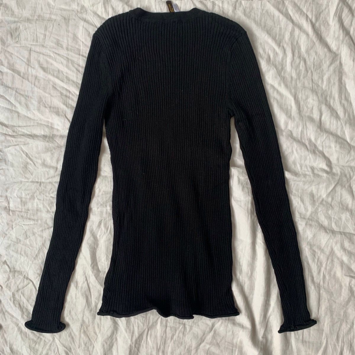 Louis Vuitton LOUIS VUITTON Sweater Knit Jumper Rond Neck Size S Black Size S / US 4 / IT 40 - 8 Thumbnail