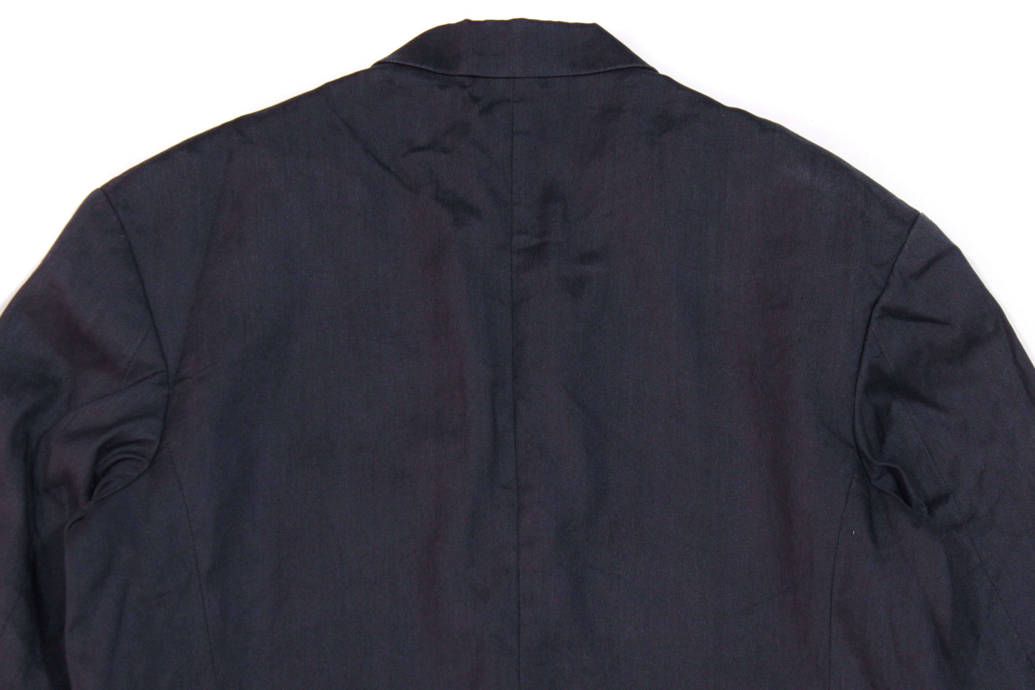 Jil Sander 90S Oversize Ramie Wool Blazer Vintage Germany Size XS / US 0-2 / IT 36-38 - 6 Thumbnail