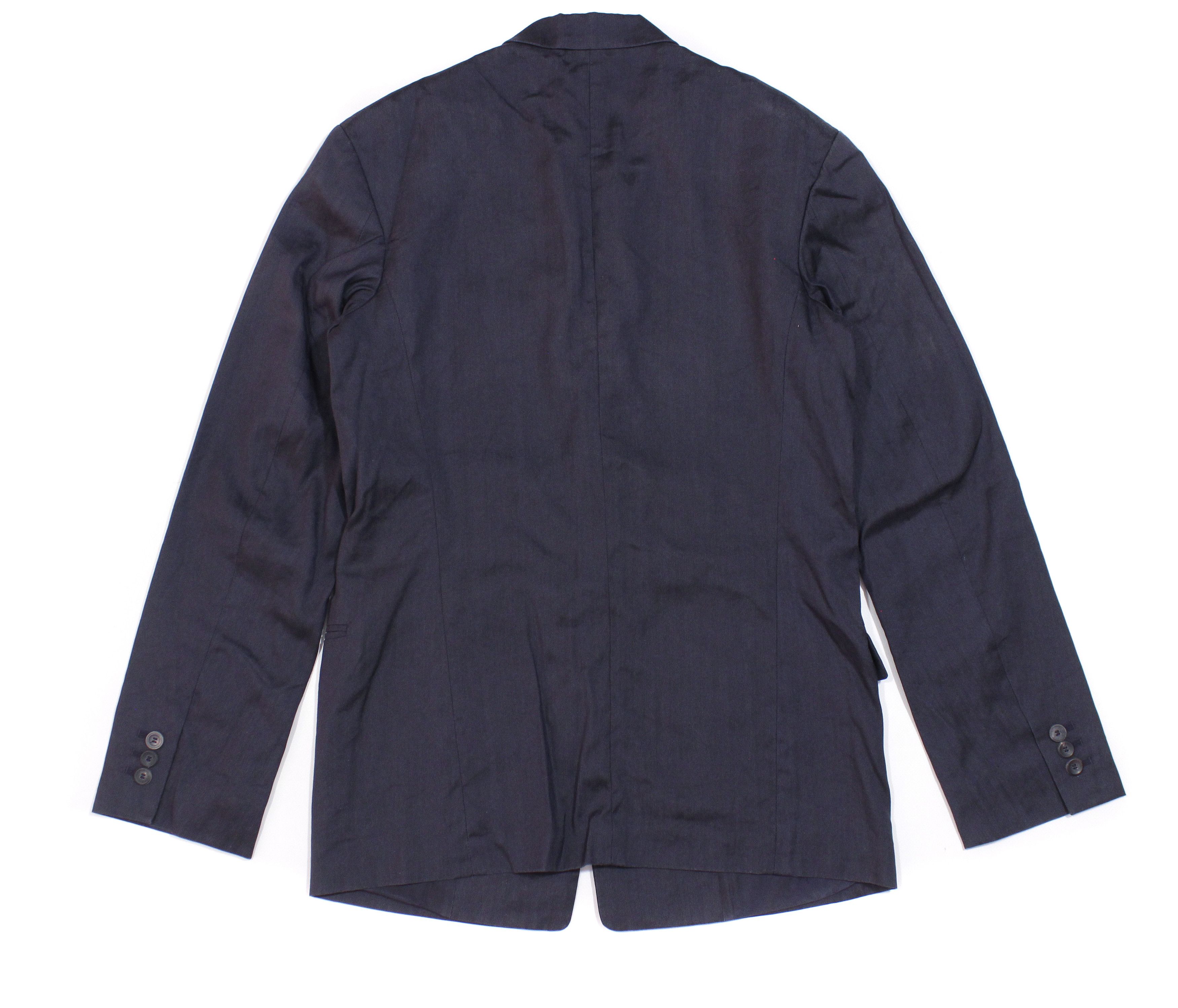 Jil Sander 90S Oversize Ramie Wool Blazer Vintage Germany Size XS / US 0-2 / IT 36-38 - 3 Thumbnail