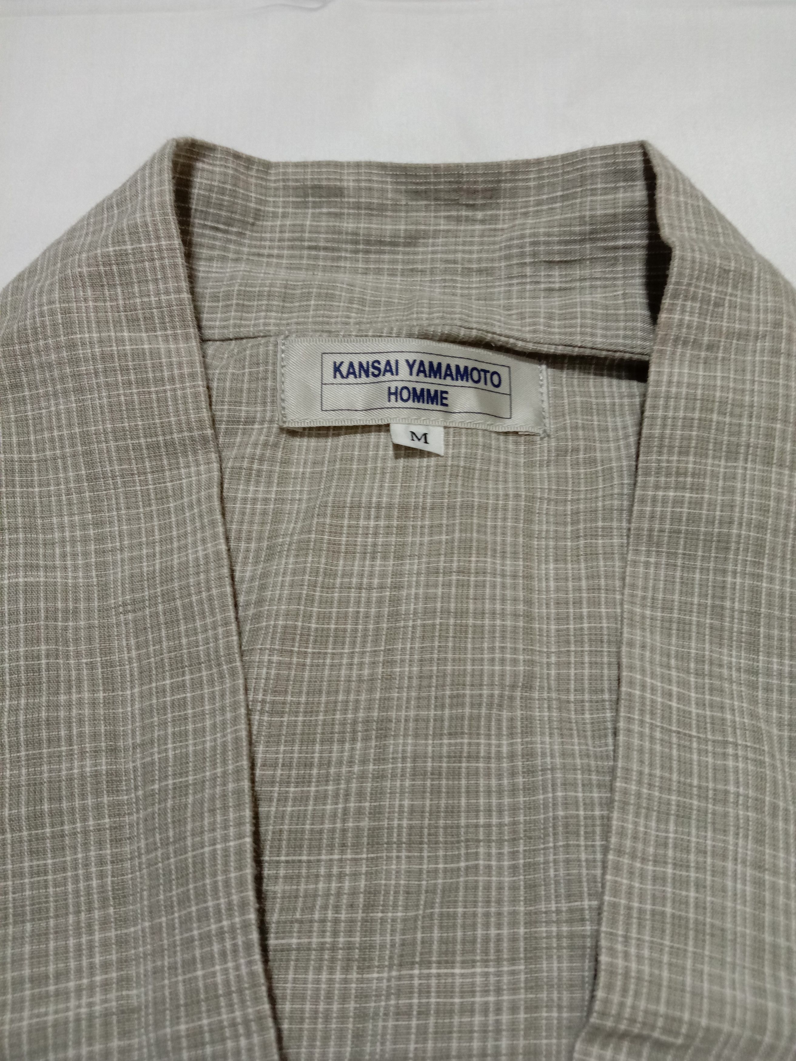 Japanese Brand Kansai Yamamoto Kimono Jinbei Cardigan Happi Jacket Robe Size US M / EU 48-50 / 2 - 2 Thumbnail