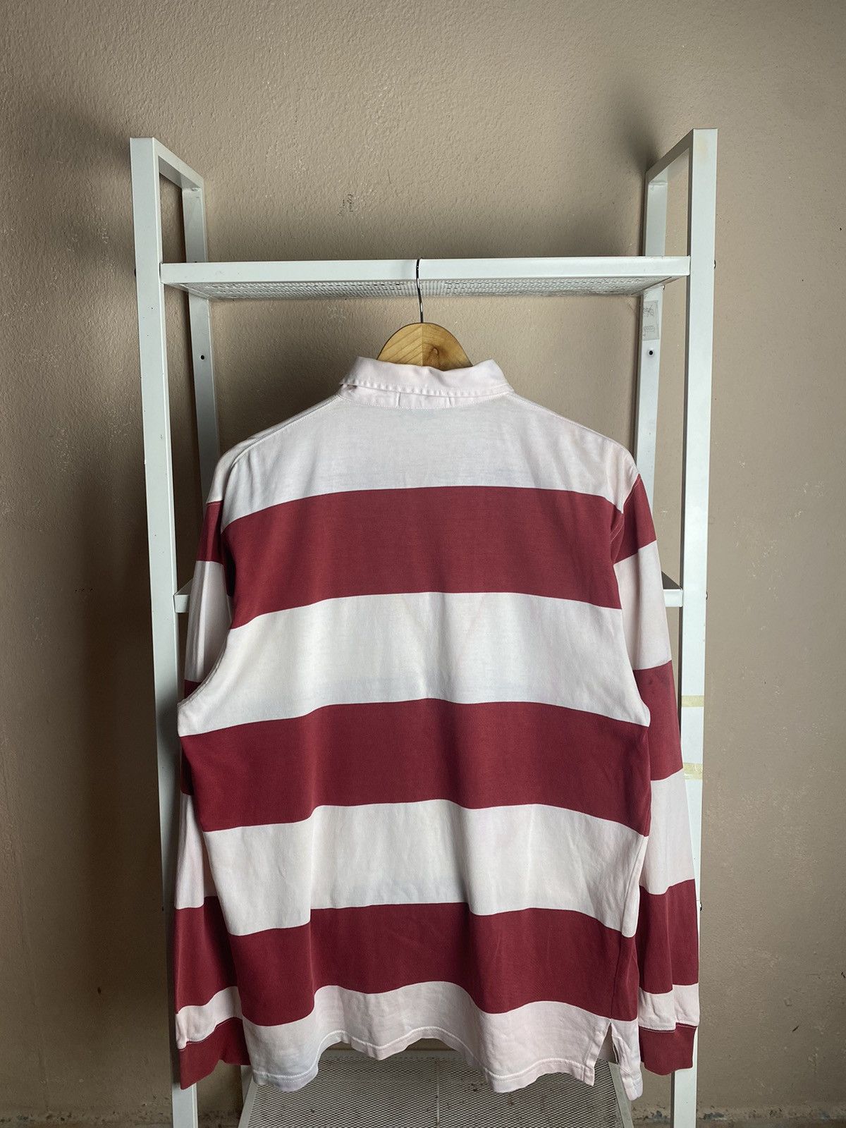 Polo Ralph Lauren VINTAGE POLO RALPH LAUREN RUGBY SHIRT STRIPE Size US XL / EU 56 / 4 - 3 Thumbnail
