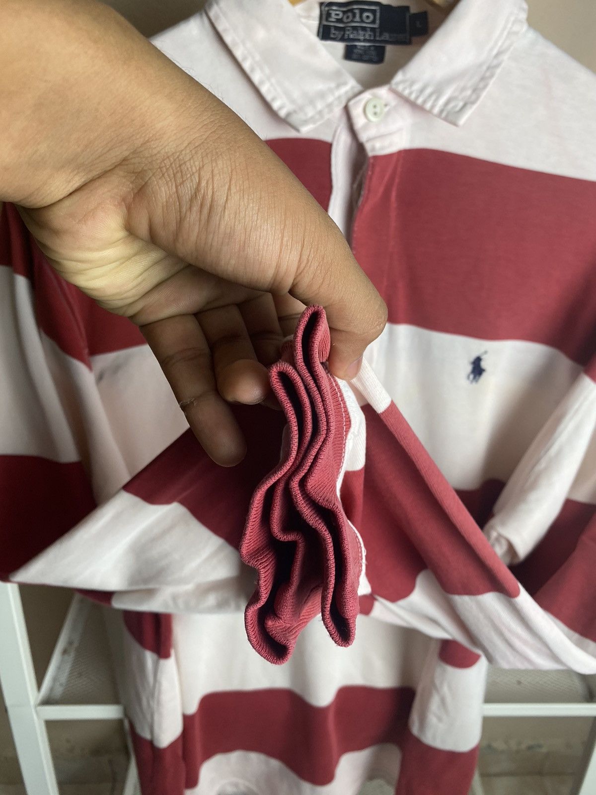 Polo Ralph Lauren VINTAGE POLO RALPH LAUREN RUGBY SHIRT STRIPE Size US XL / EU 56 / 4 - 6 Thumbnail