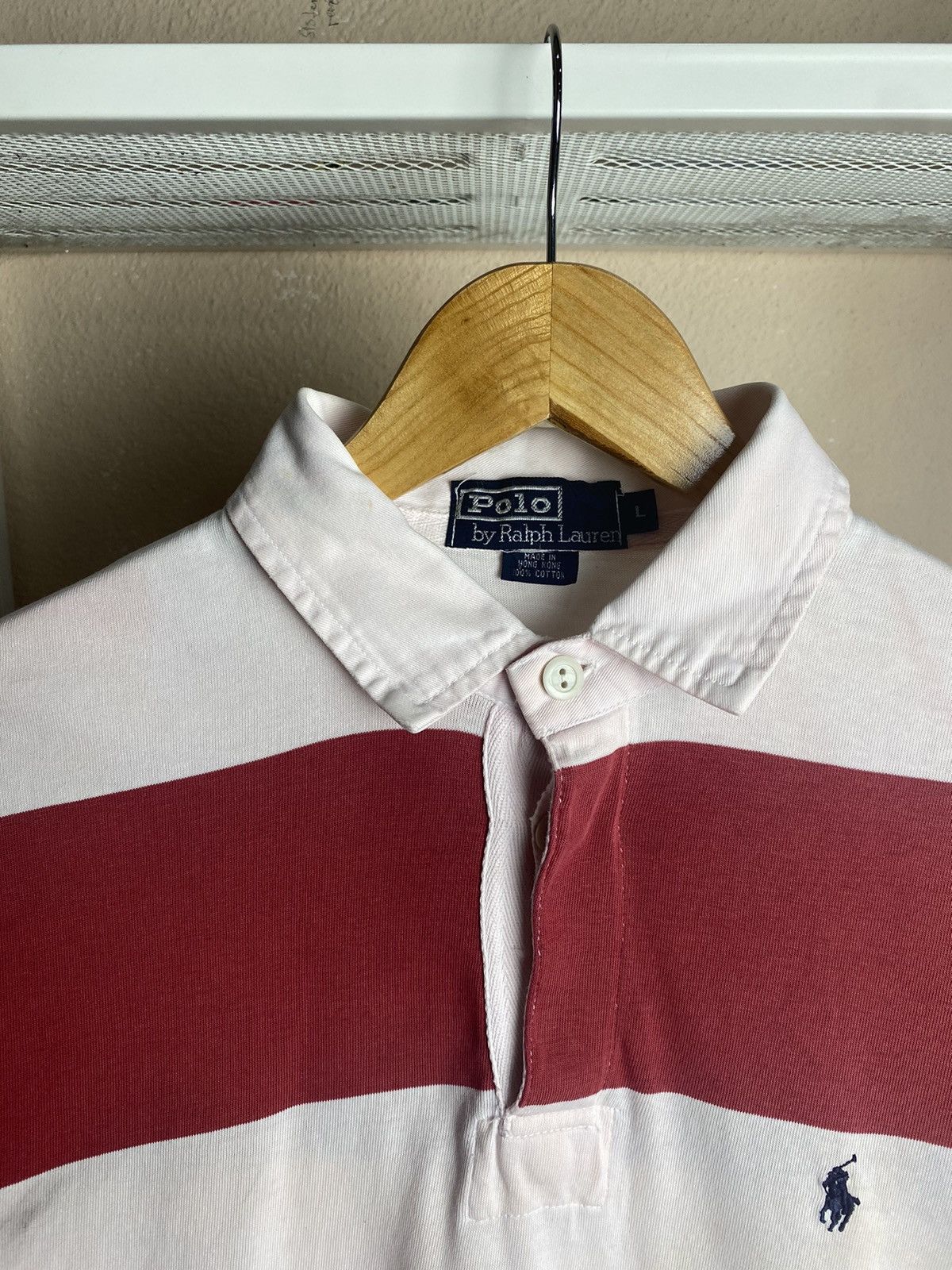 Polo Ralph Lauren VINTAGE POLO RALPH LAUREN RUGBY SHIRT STRIPE Size US XL / EU 56 / 4 - 5 Thumbnail