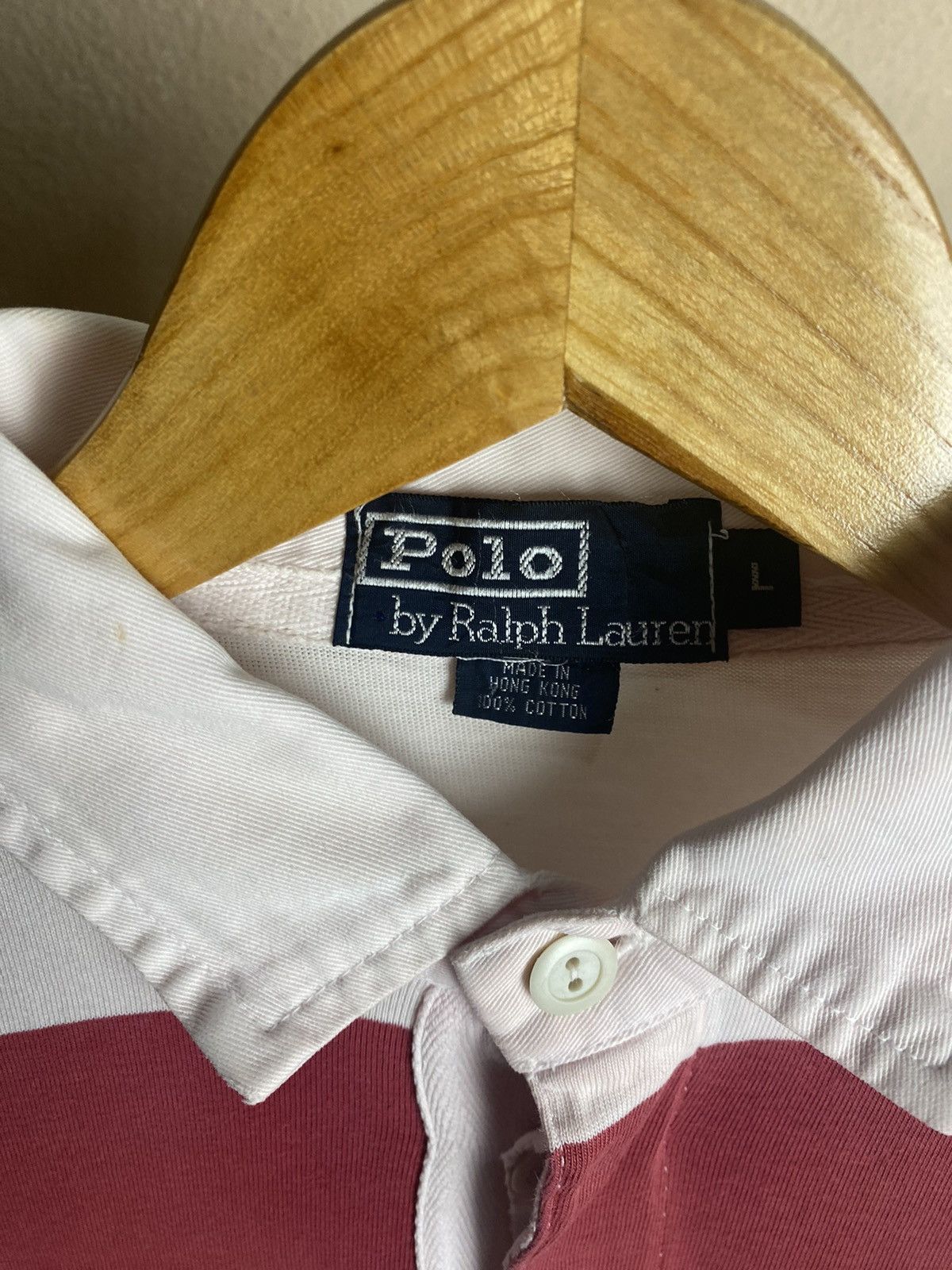 Polo Ralph Lauren VINTAGE POLO RALPH LAUREN RUGBY SHIRT STRIPE Size US XL / EU 56 / 4 - 7 Thumbnail