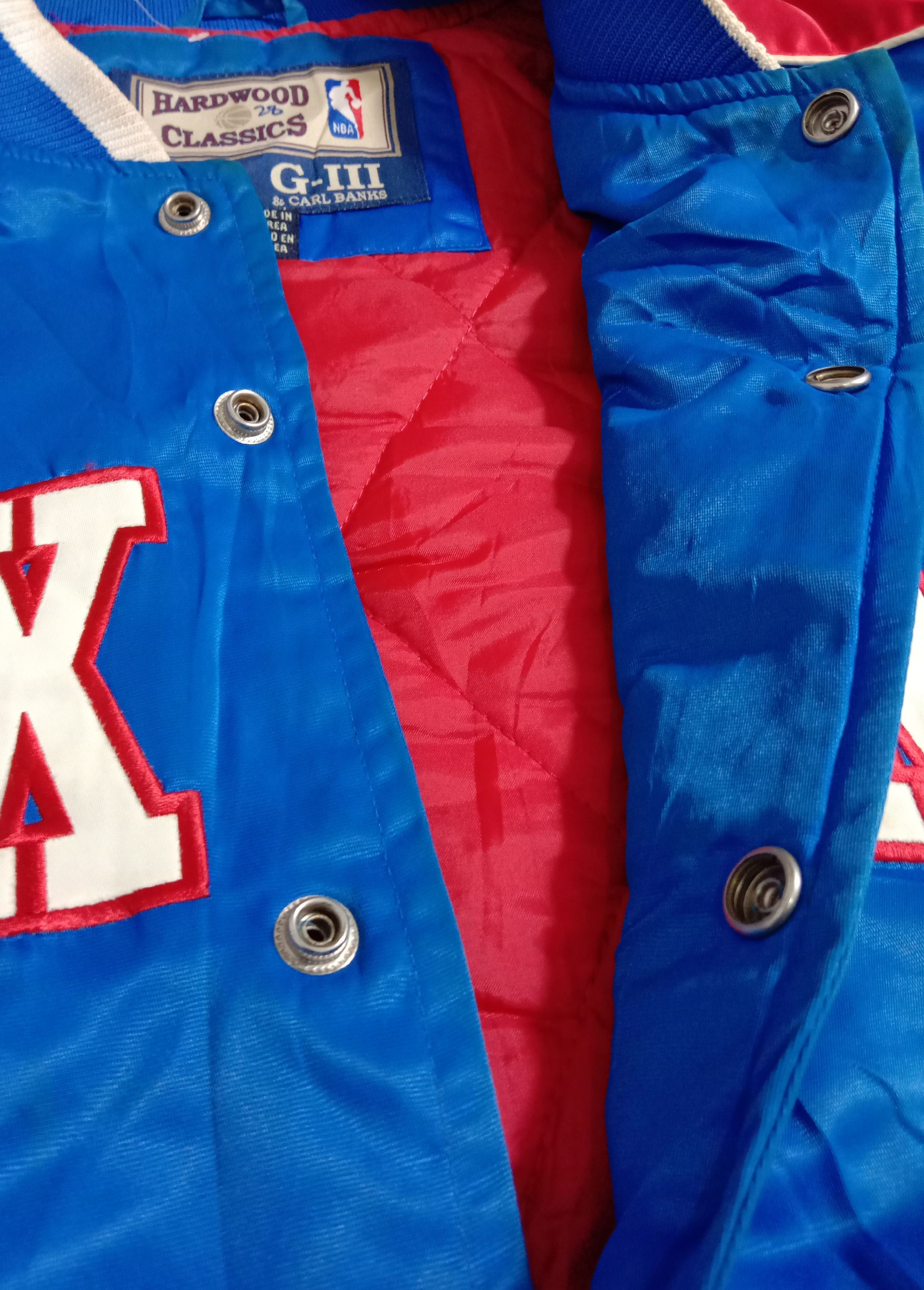 NBA SIXERS 76ers Harwood Classics Satin Jacket Vintage Size US XL / EU 56 / 4 - 5 Thumbnail
