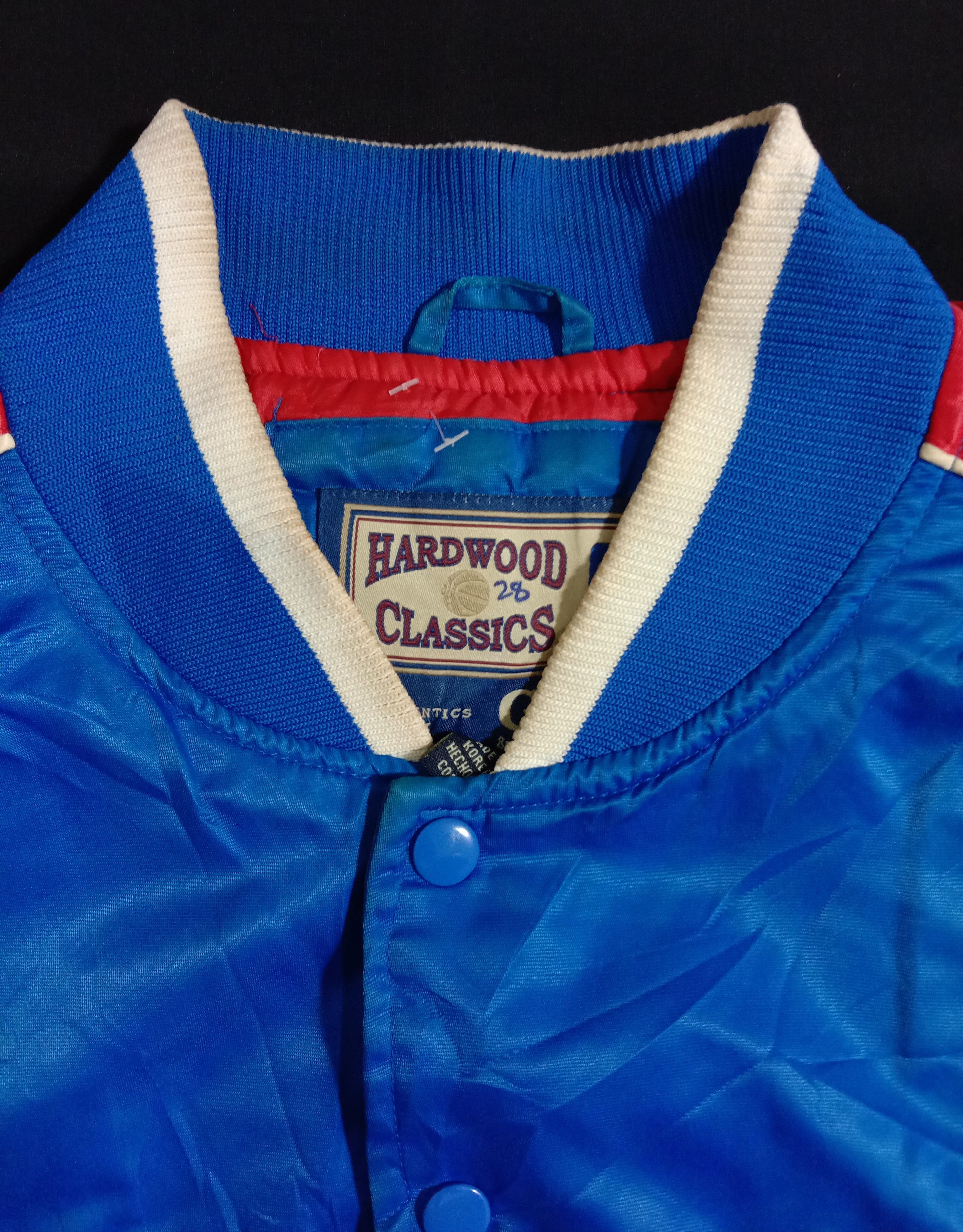 NBA SIXERS 76ers Harwood Classics Satin Jacket Vintage Size US XL / EU 56 / 4 - 6 Thumbnail