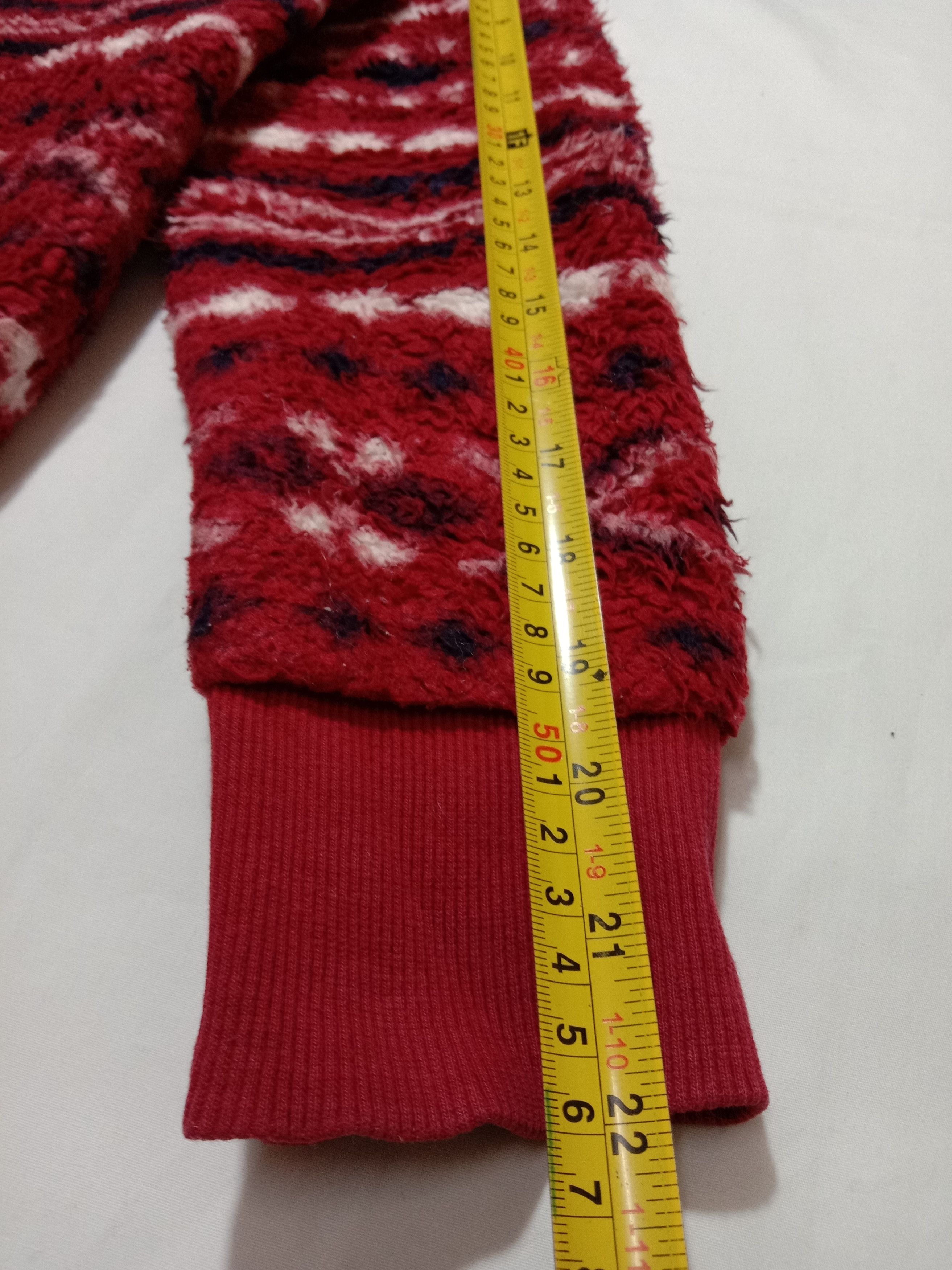 Japanese Brand Roxy Red Color Fleece Sweater Knitwear Jacket Size M / US 6-8 / IT 42-44 - 10 Thumbnail