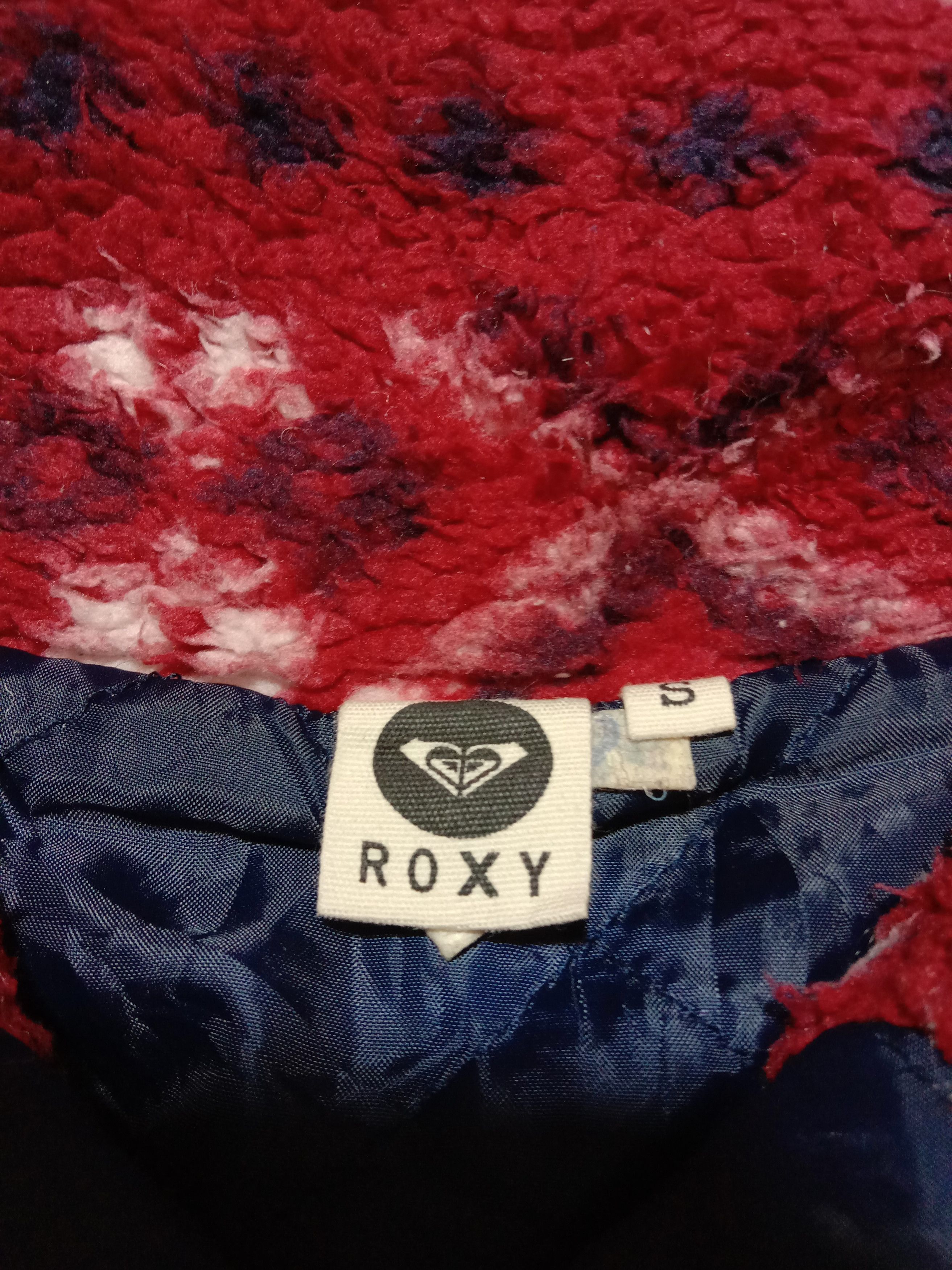 Japanese Brand Roxy Red Color Fleece Sweater Knitwear Jacket Size M / US 6-8 / IT 42-44 - 3 Thumbnail