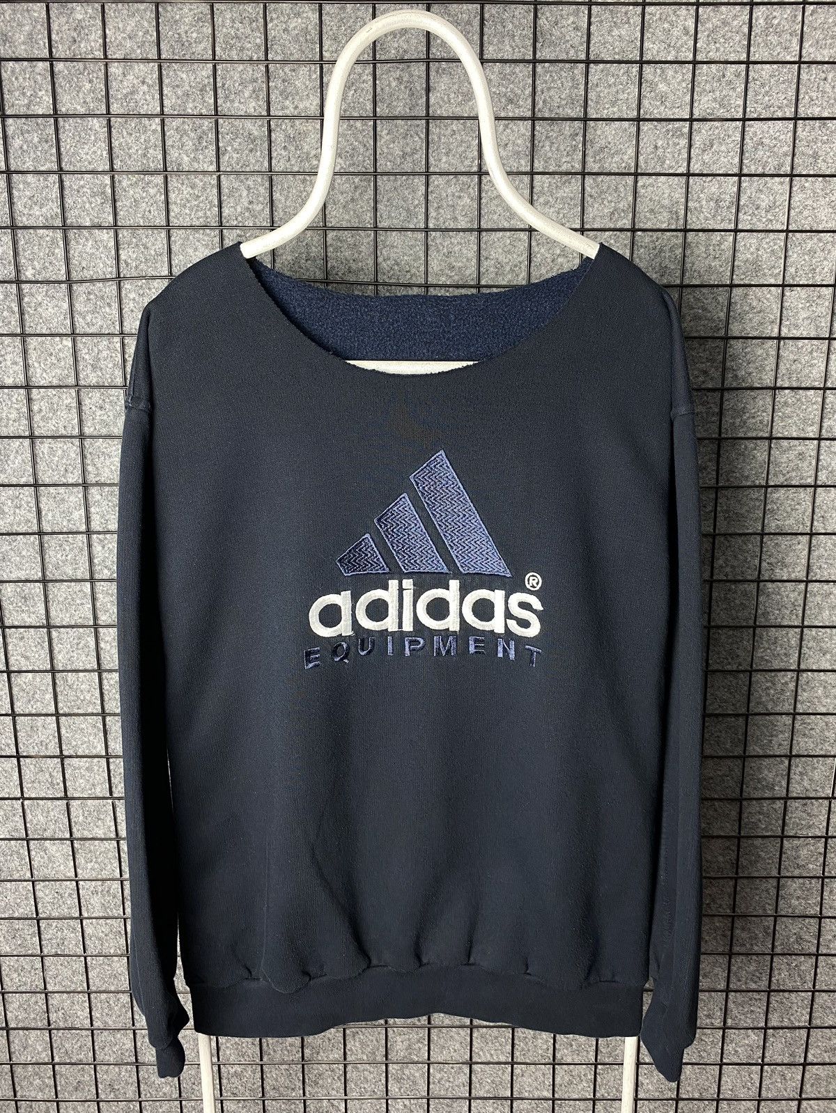 Adidas Adidas Equipment Custom Cut Off Neckline Sweatshirt Size M