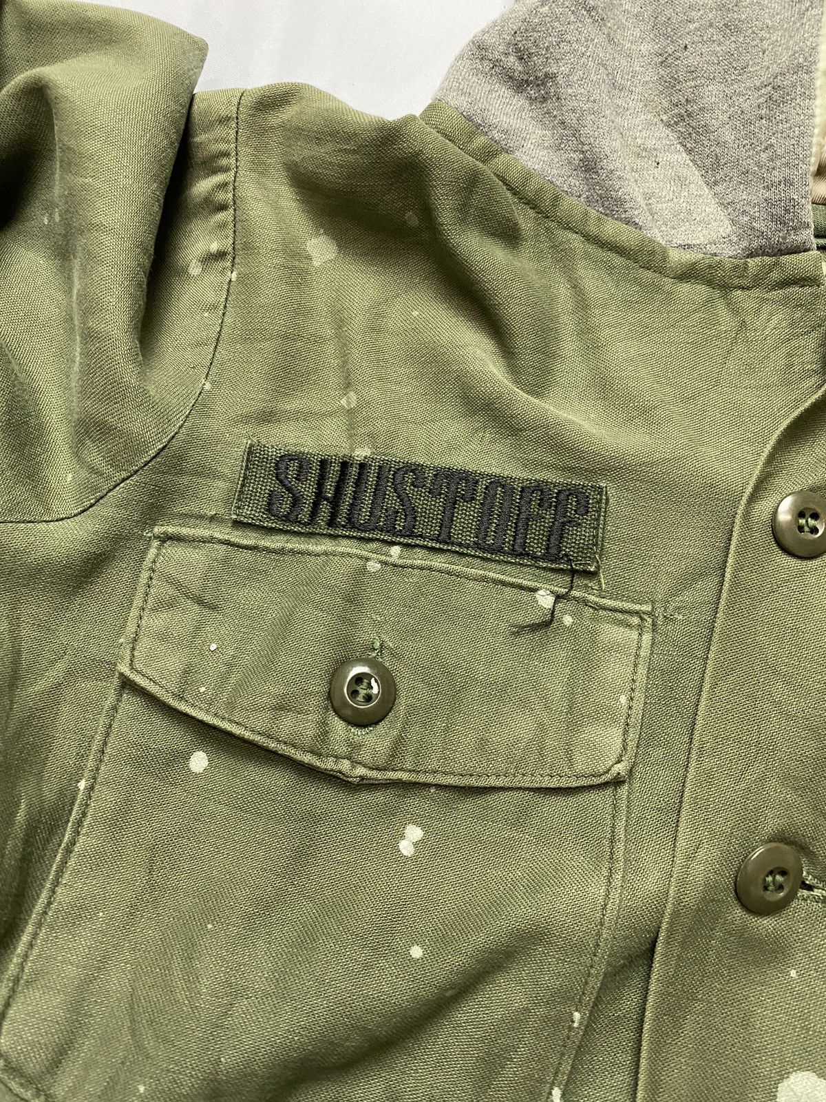 Vintage Vintage Military Andem Style Paint US Army Hoodie Jacket Size S / US 4 / IT 40 - 10 Thumbnail
