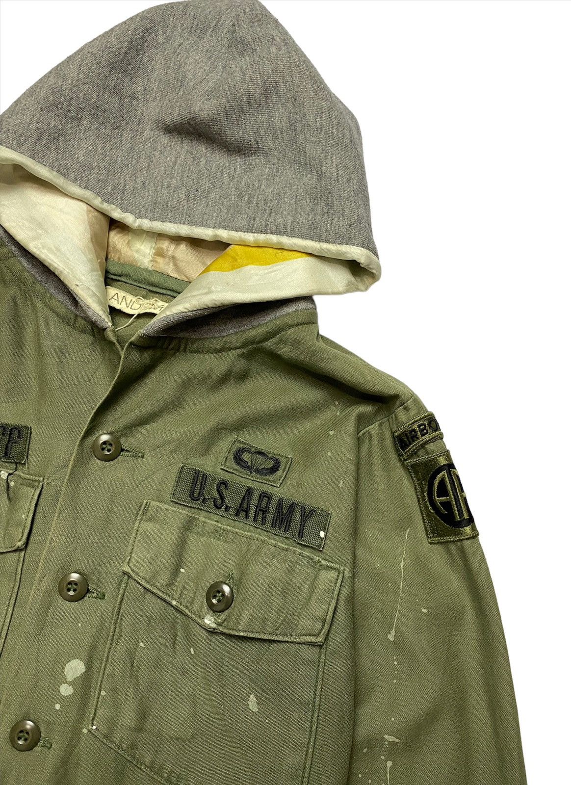 Vintage Vintage Military Andem Style Paint US Army Hoodie Jacket Size S / US 4 / IT 40 - 5 Thumbnail