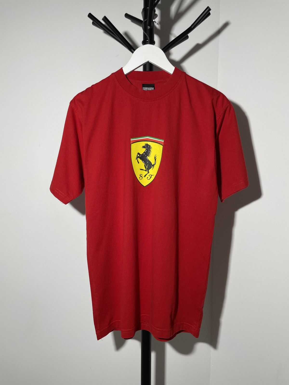 Ferrari × Vintage Vintage 90s Ferrari Racing Formula 1 Style Nascar T-shirt Size US S / EU 44-46 / 1 - 1 Thumbnail